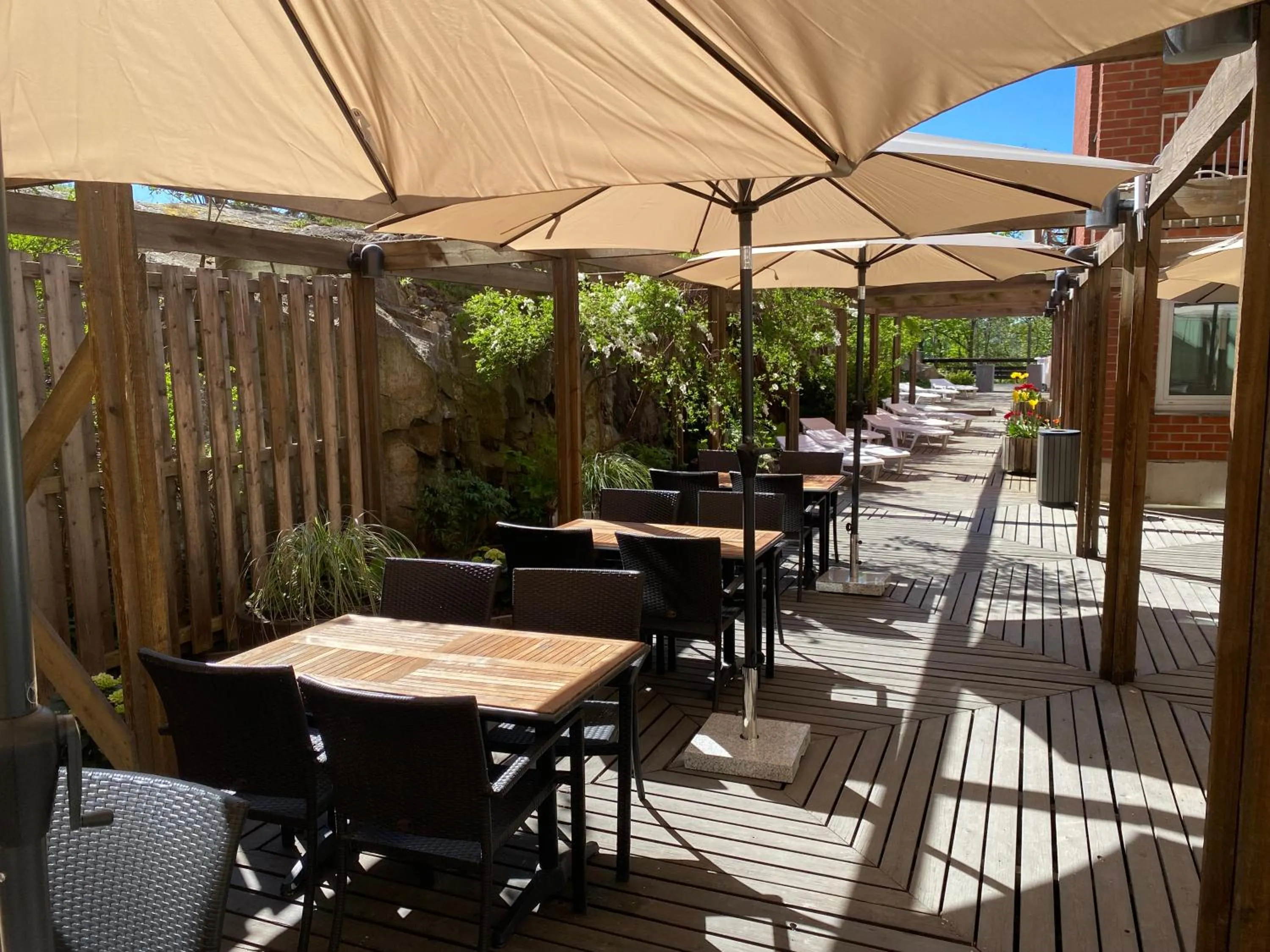 Patio in ProfilHotels Nacka