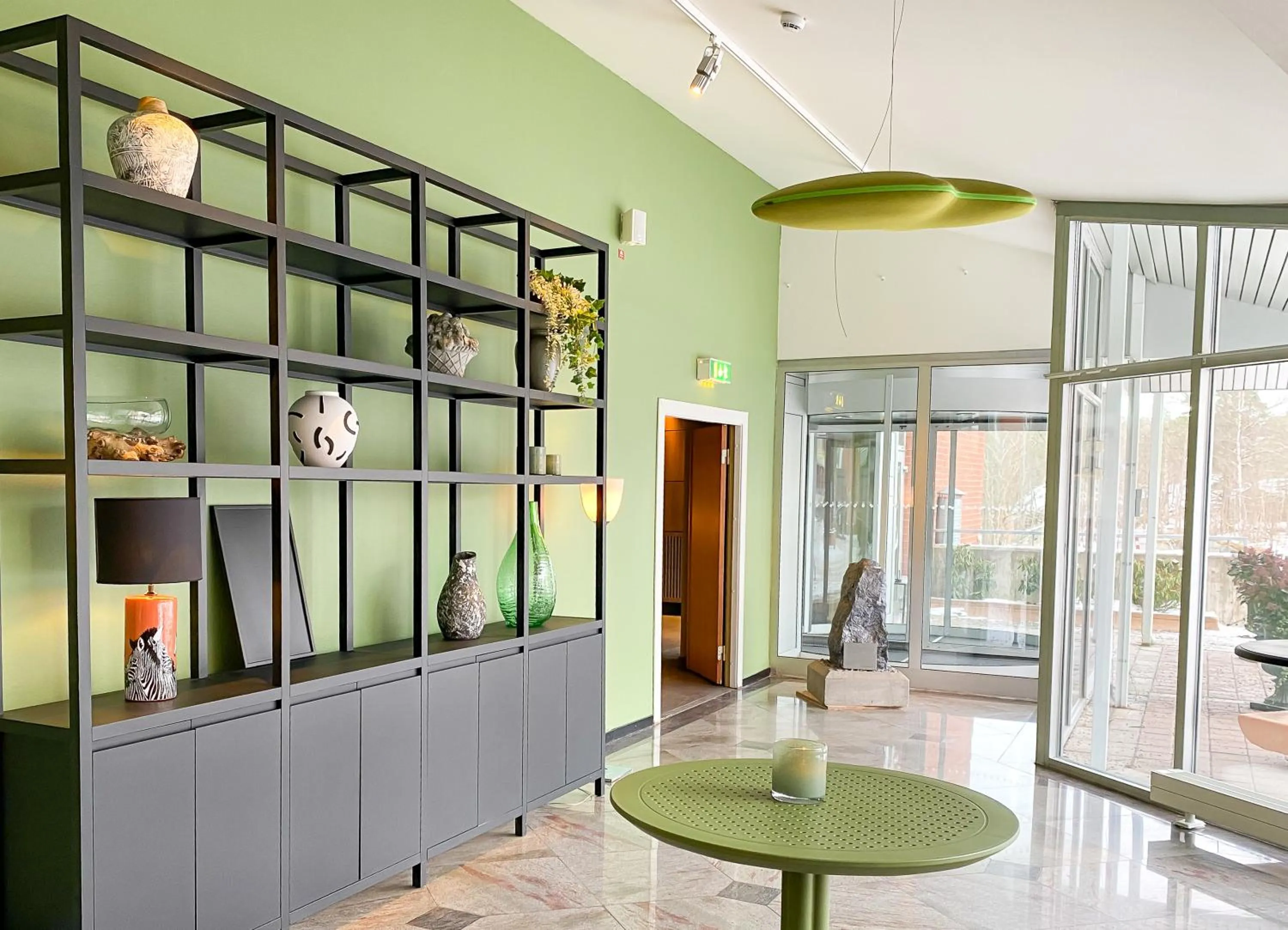 Lobby or reception in ProfilHotels Nacka