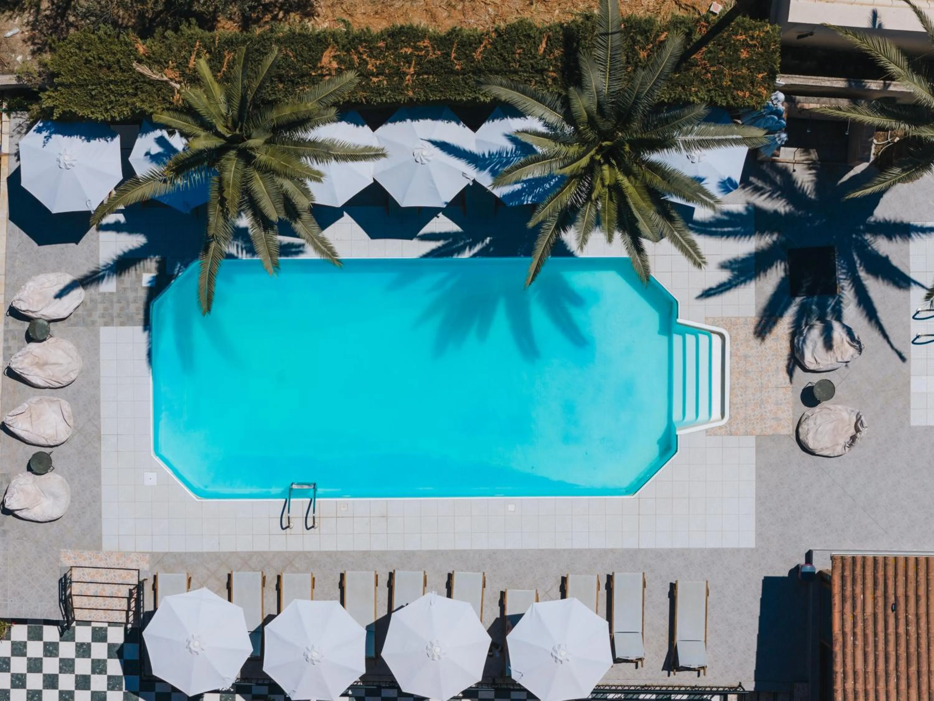 Swimming pool in Rose Club Apartments