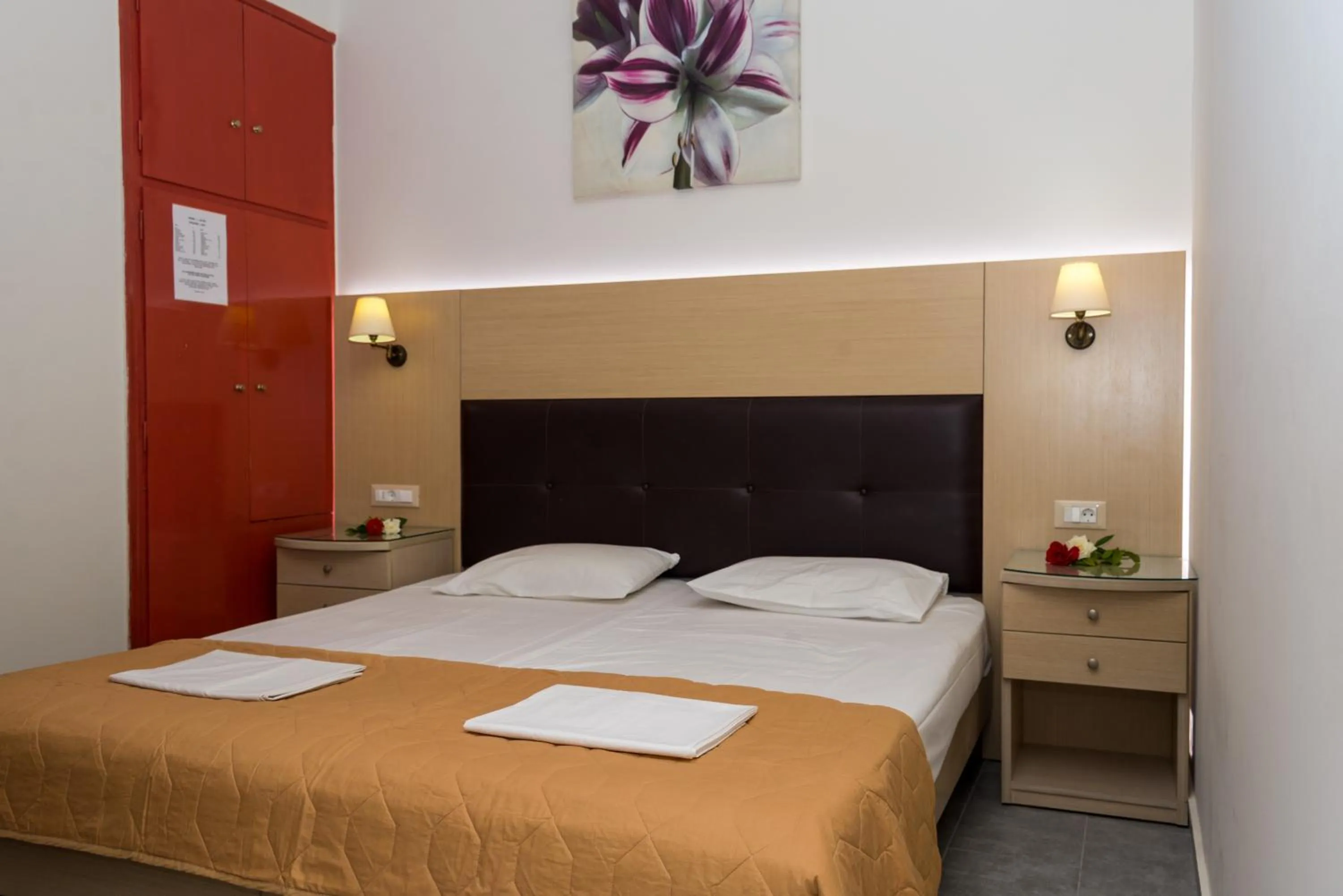 Bedroom, Bed in Rose Club Apartments