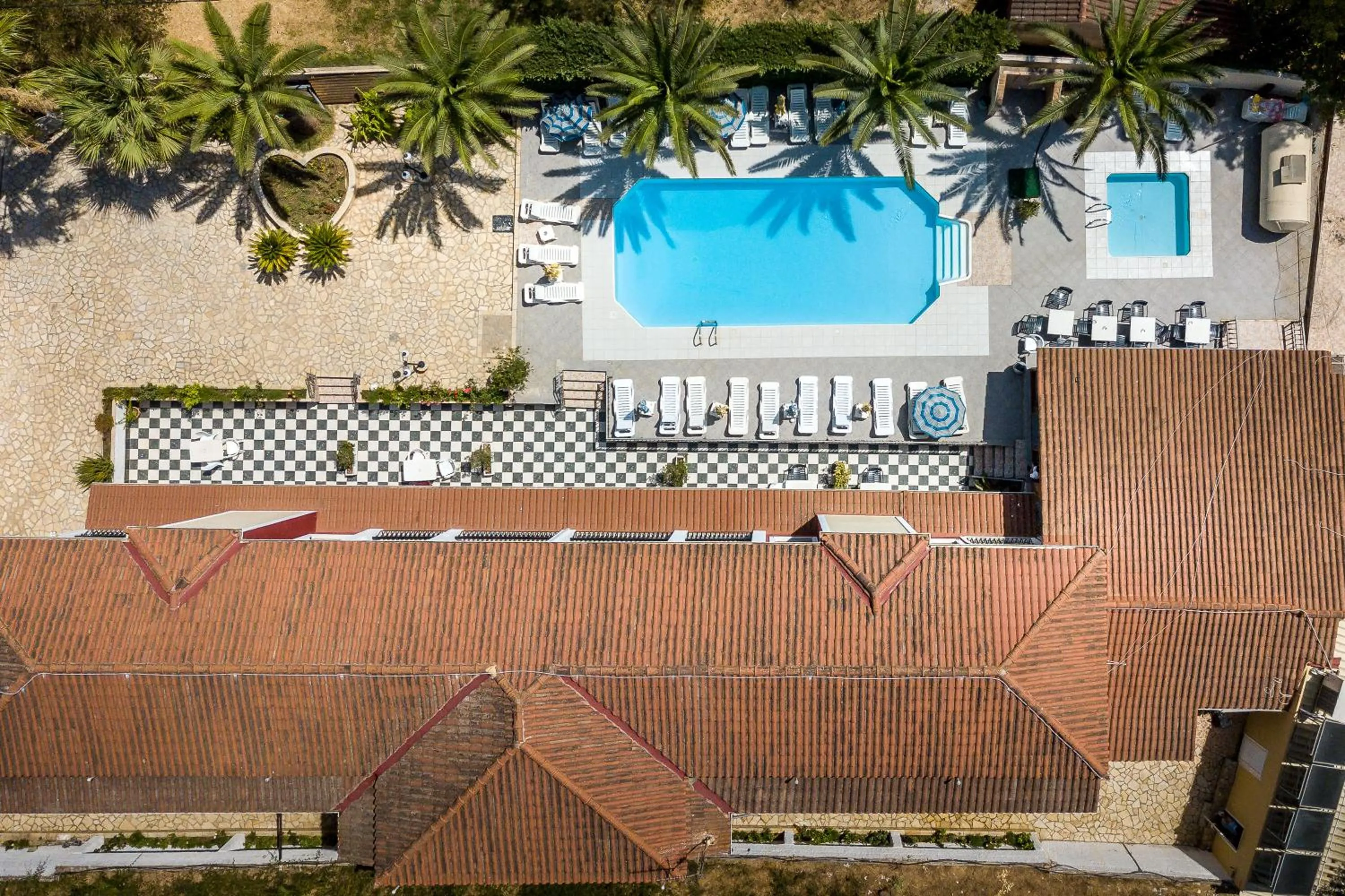 Bird's eye view in Rose Club Apartments