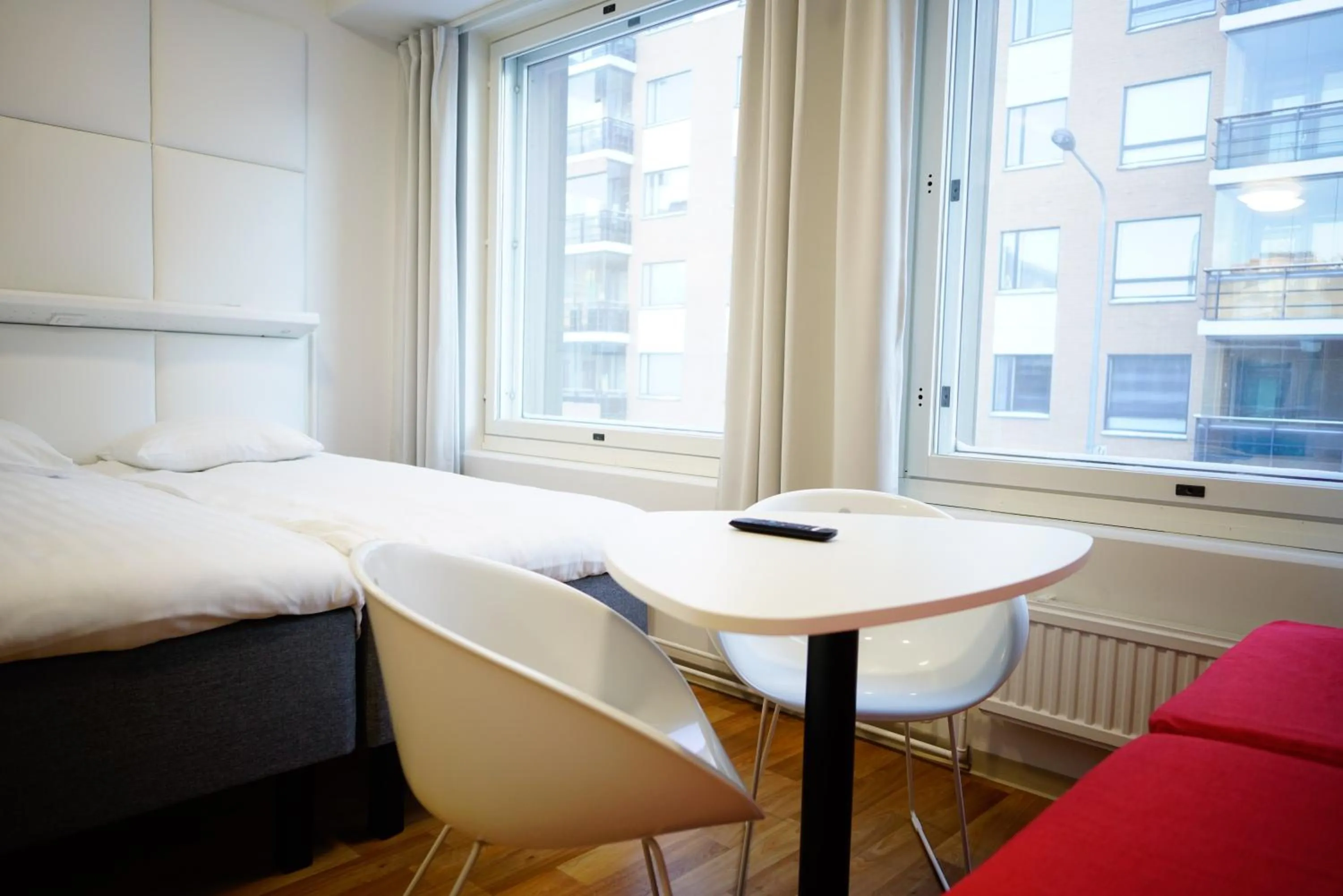 View (from property/room), Bed in Omena Hotel Pori