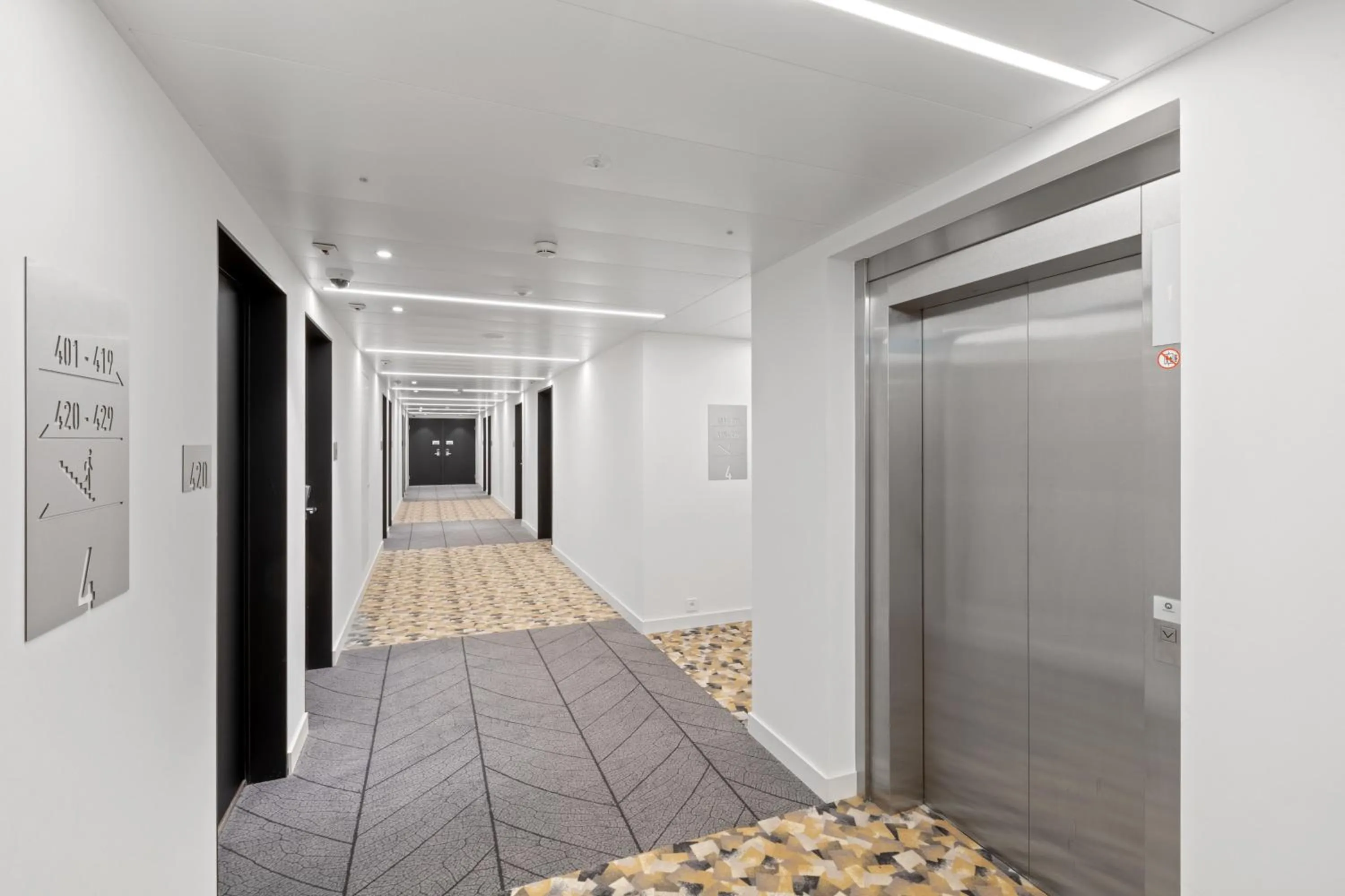 elevator in B&B HOTEL St Gallen