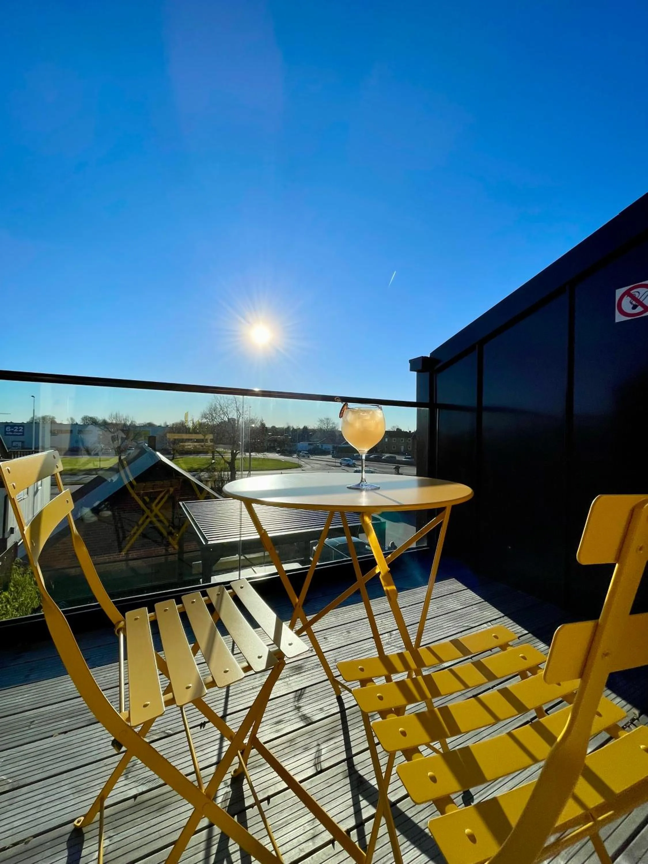 Balcony/Terrace in Staffanstorps Gästis Hotell