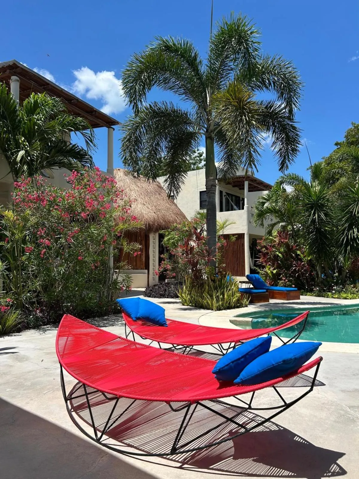 Swimming pool in Blue Palm Bacalar