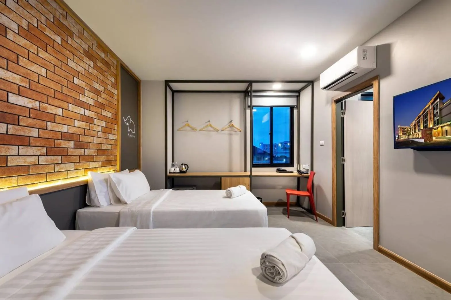 Bedroom, Bed in PLAAI Plus Hotel Rayong