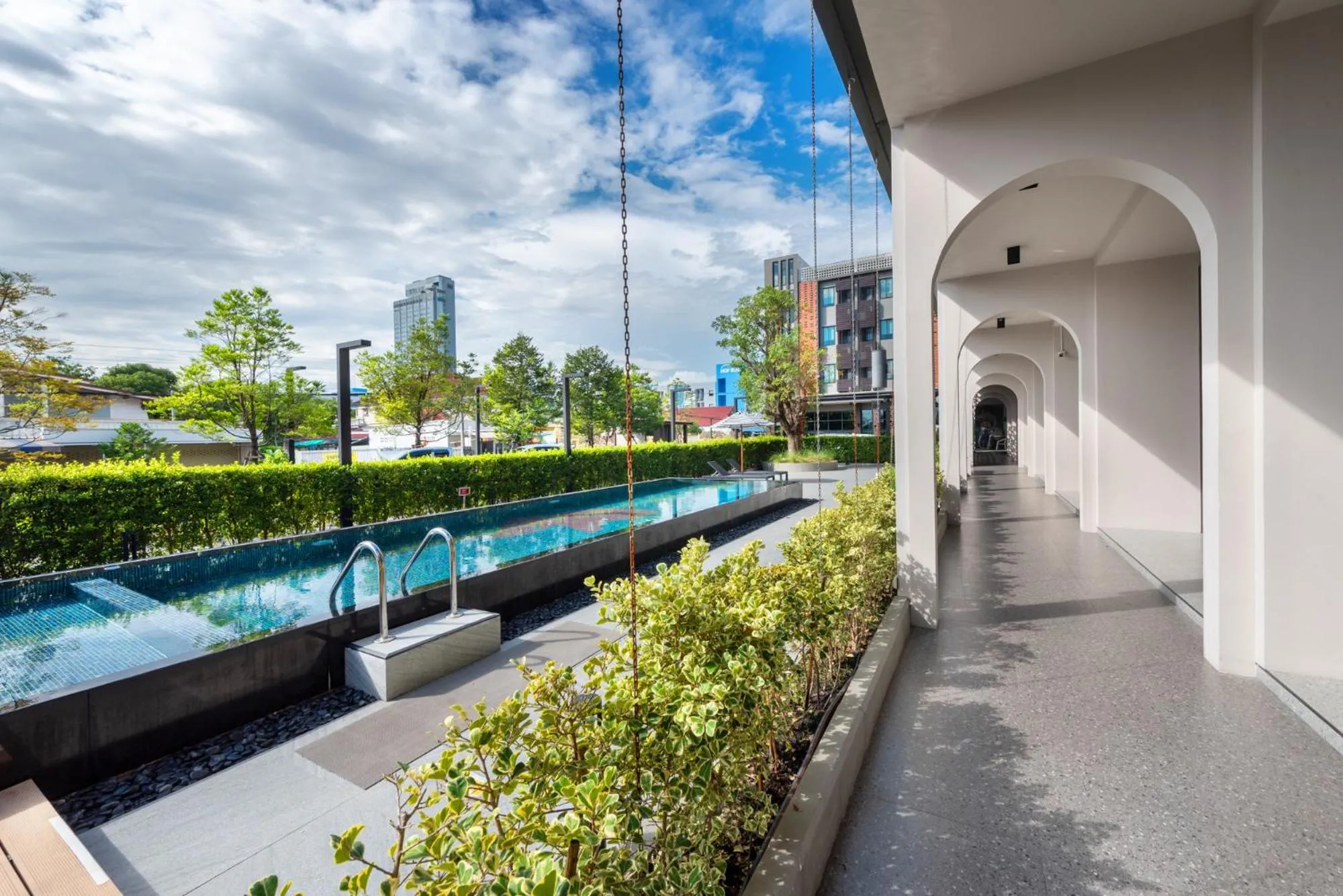 Swimming pool in PLAAI Plus Hotel Rayong