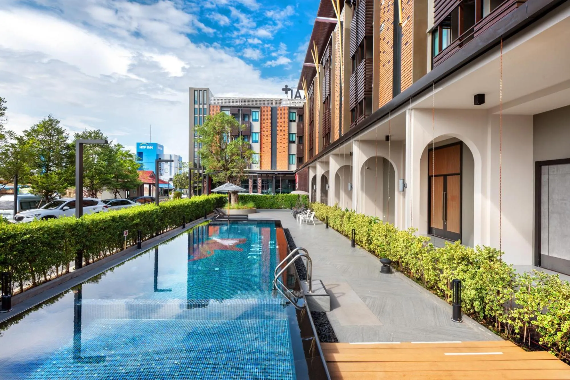 Swimming pool in PLAAI Plus Hotel Rayong