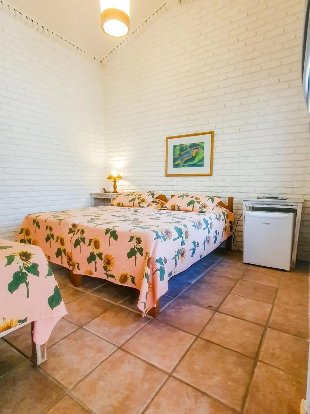 Bed in Pousada do Roballo