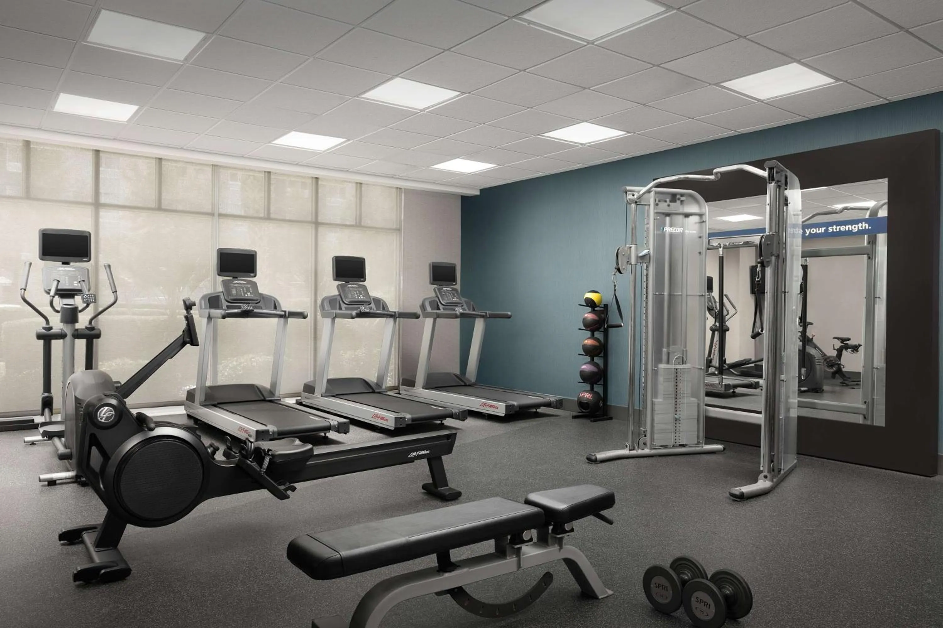 Fitness centre/facilities in Hampton Inn & Suites Orlando North Altamonte Springs