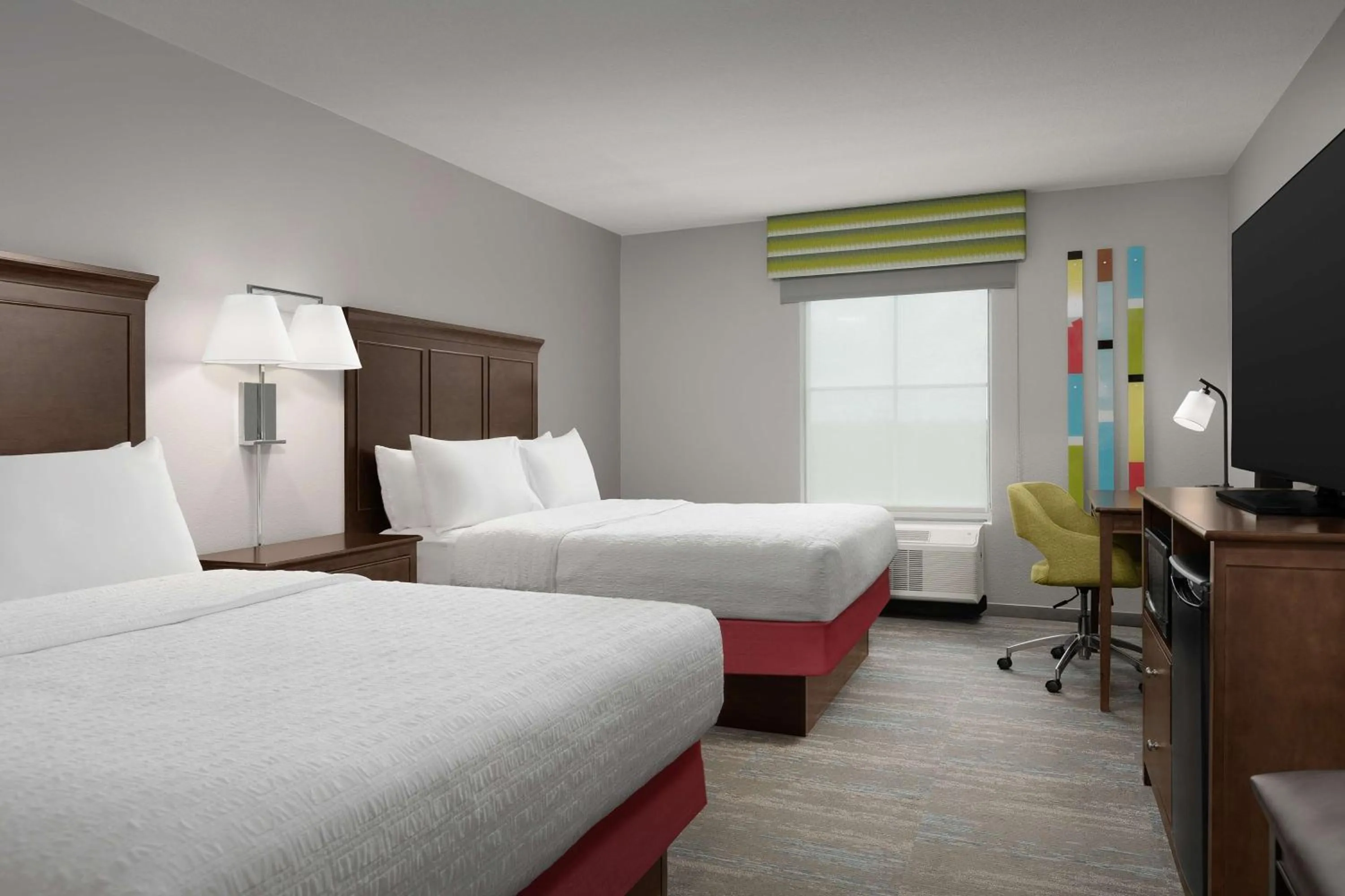 Bed in Hampton Inn & Suites Orlando North Altamonte Springs