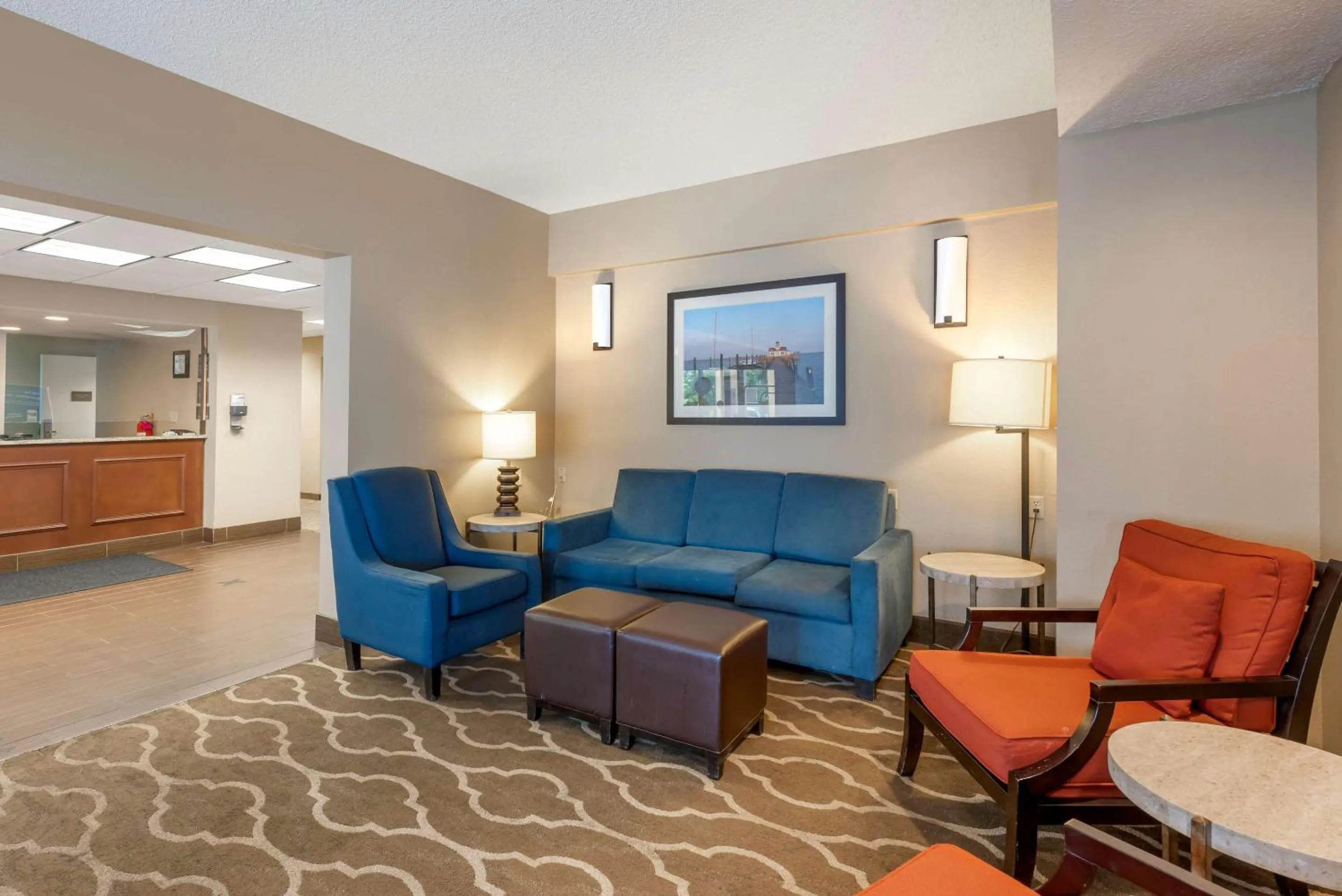 Lobby or reception in Comfort Inn Elizabeth City near University