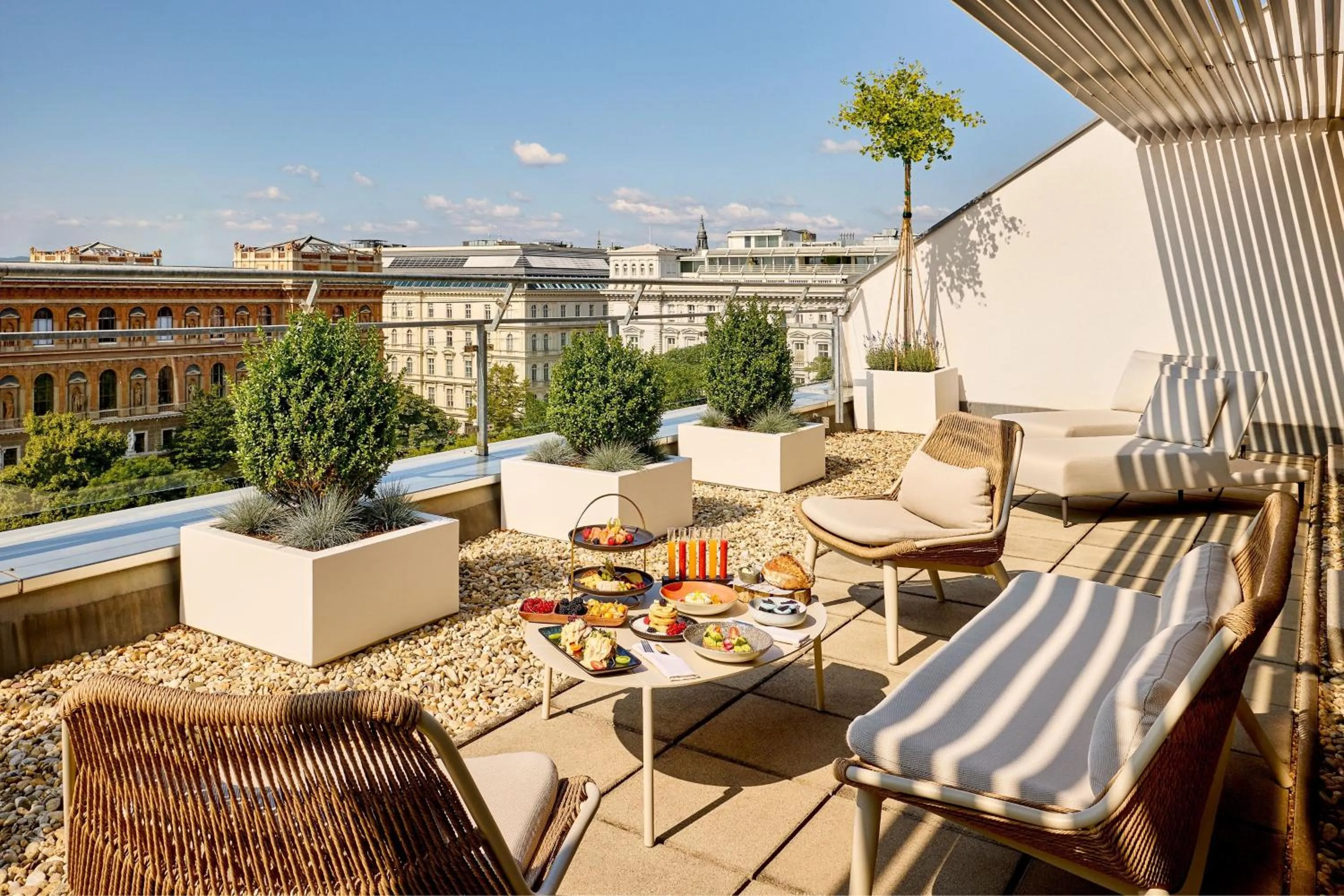 Breakfast in Le Méridien Vienna