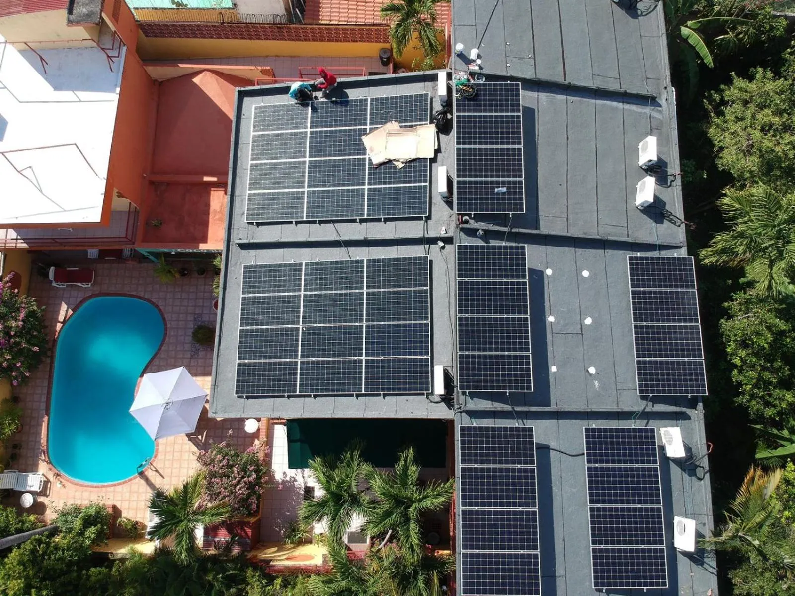 Bird's eye view in Hotel Casa Coco