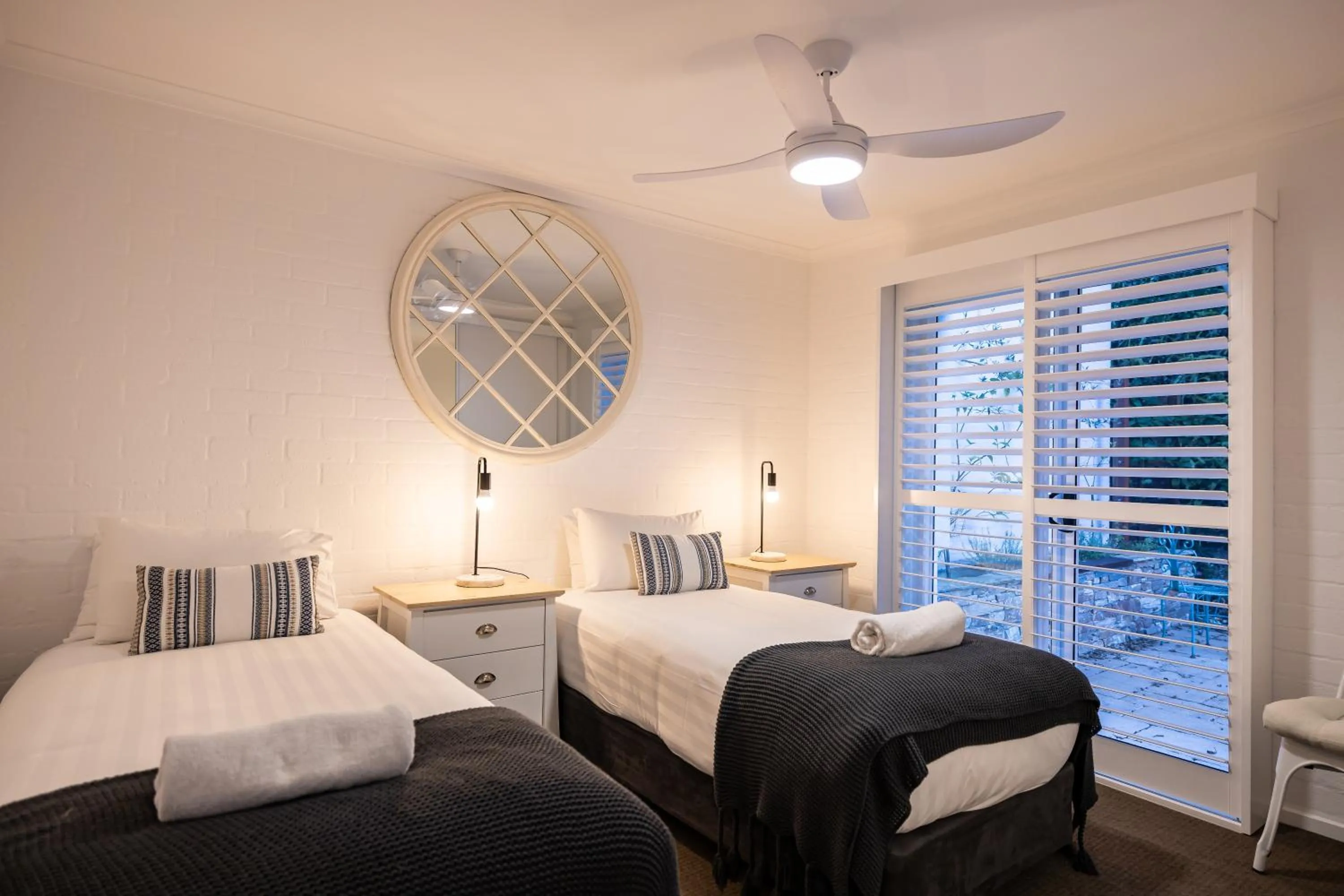 Bedroom, Bed in The Oasis Apartments and Treetop Houses