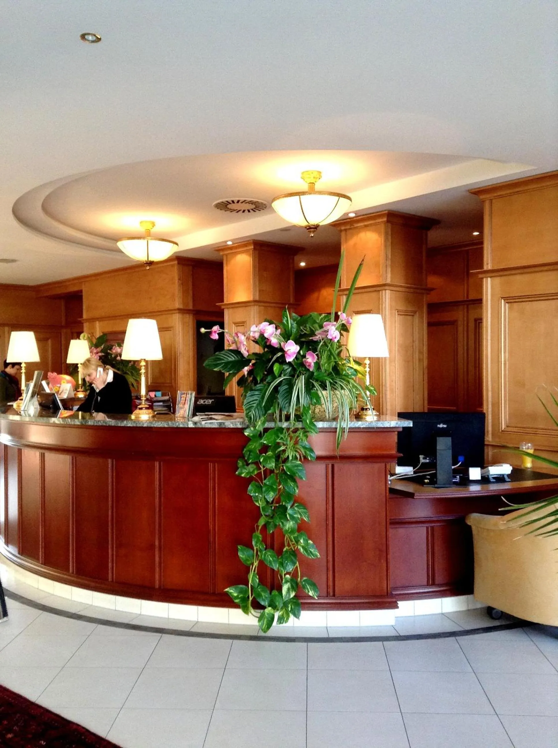 Lobby or reception in Parkhotel