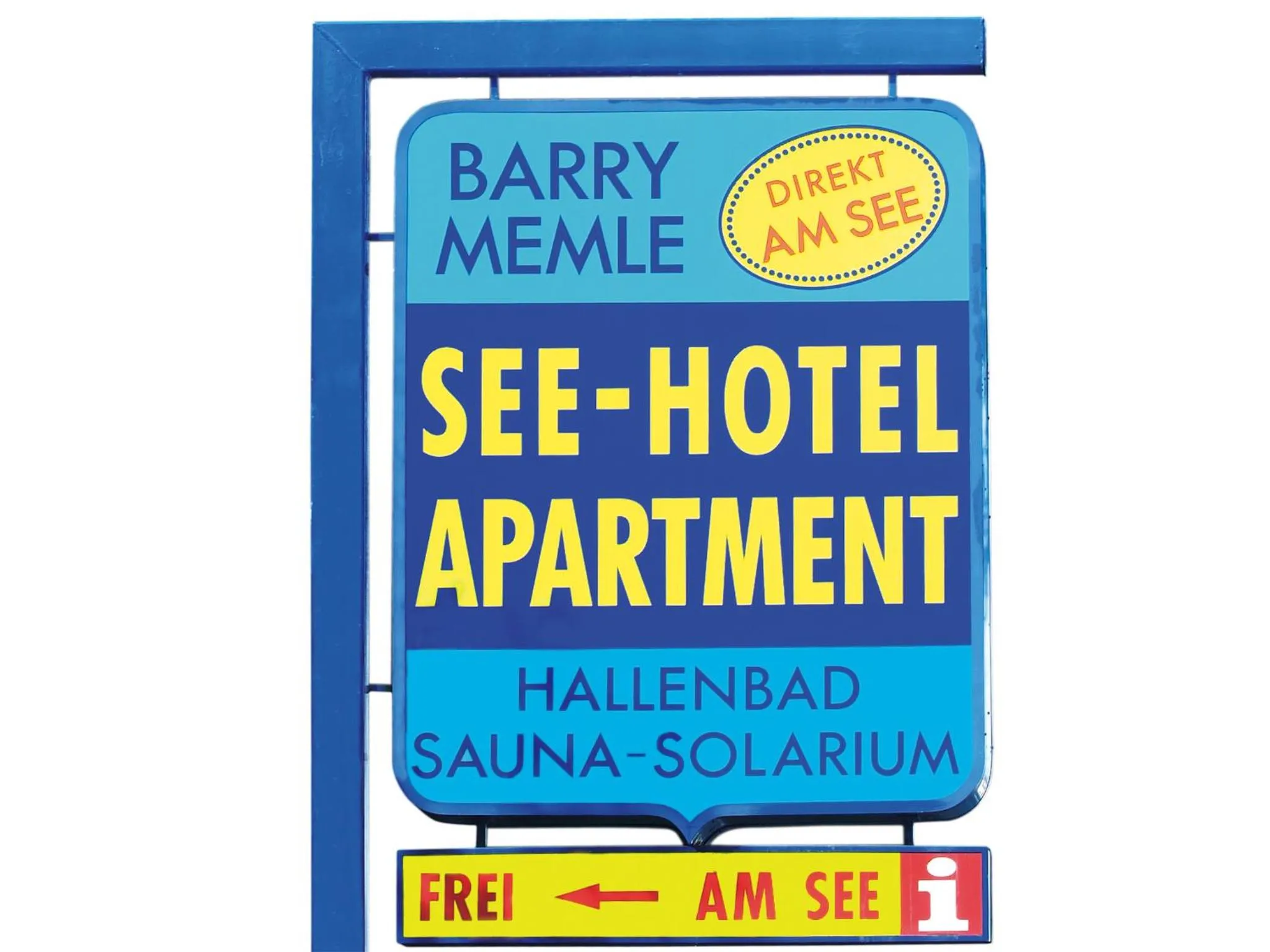 Logo/Certificate/Sign in Barry Memle Directly at the Lake