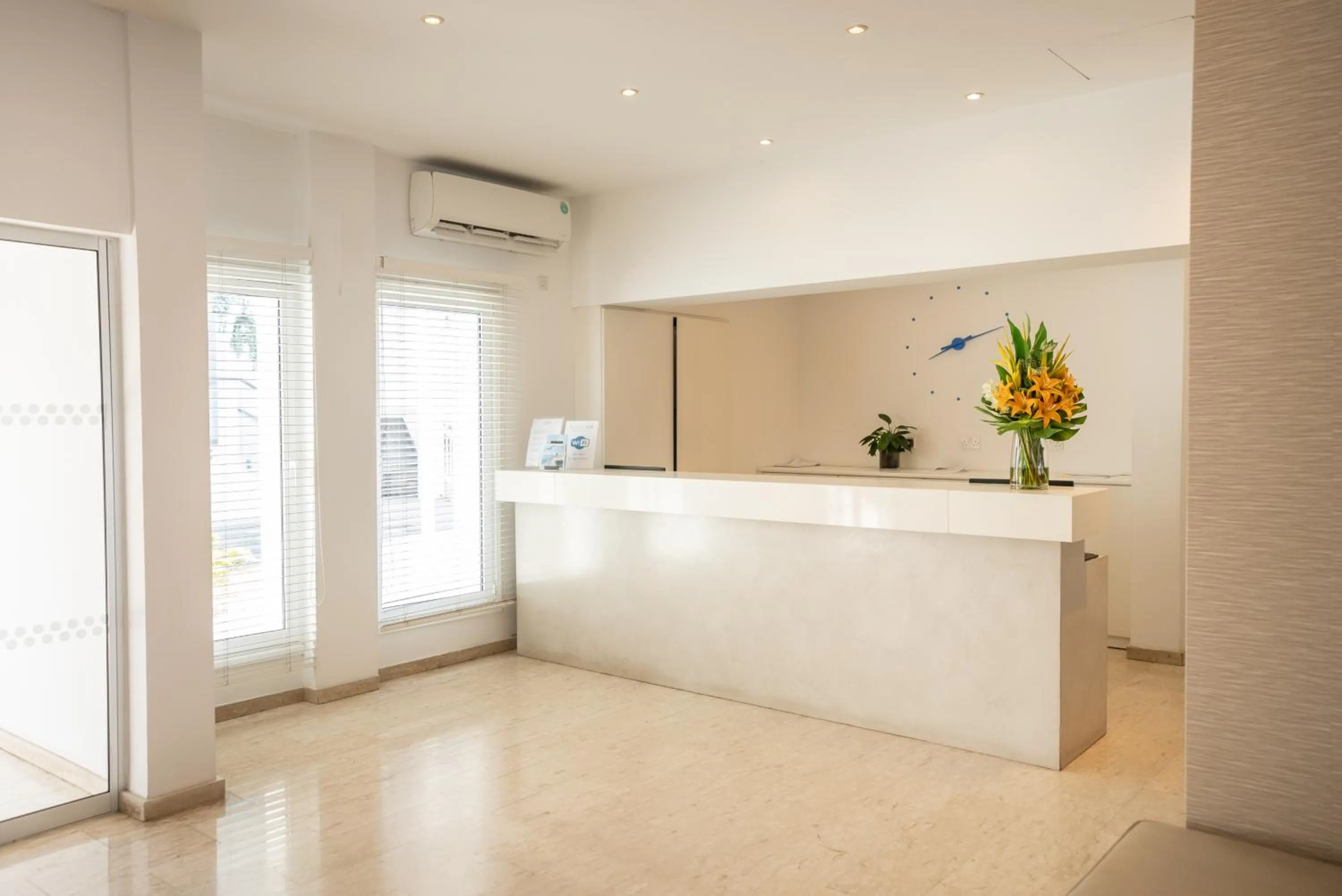 Lobby or reception in Liquid Hotel Apartments