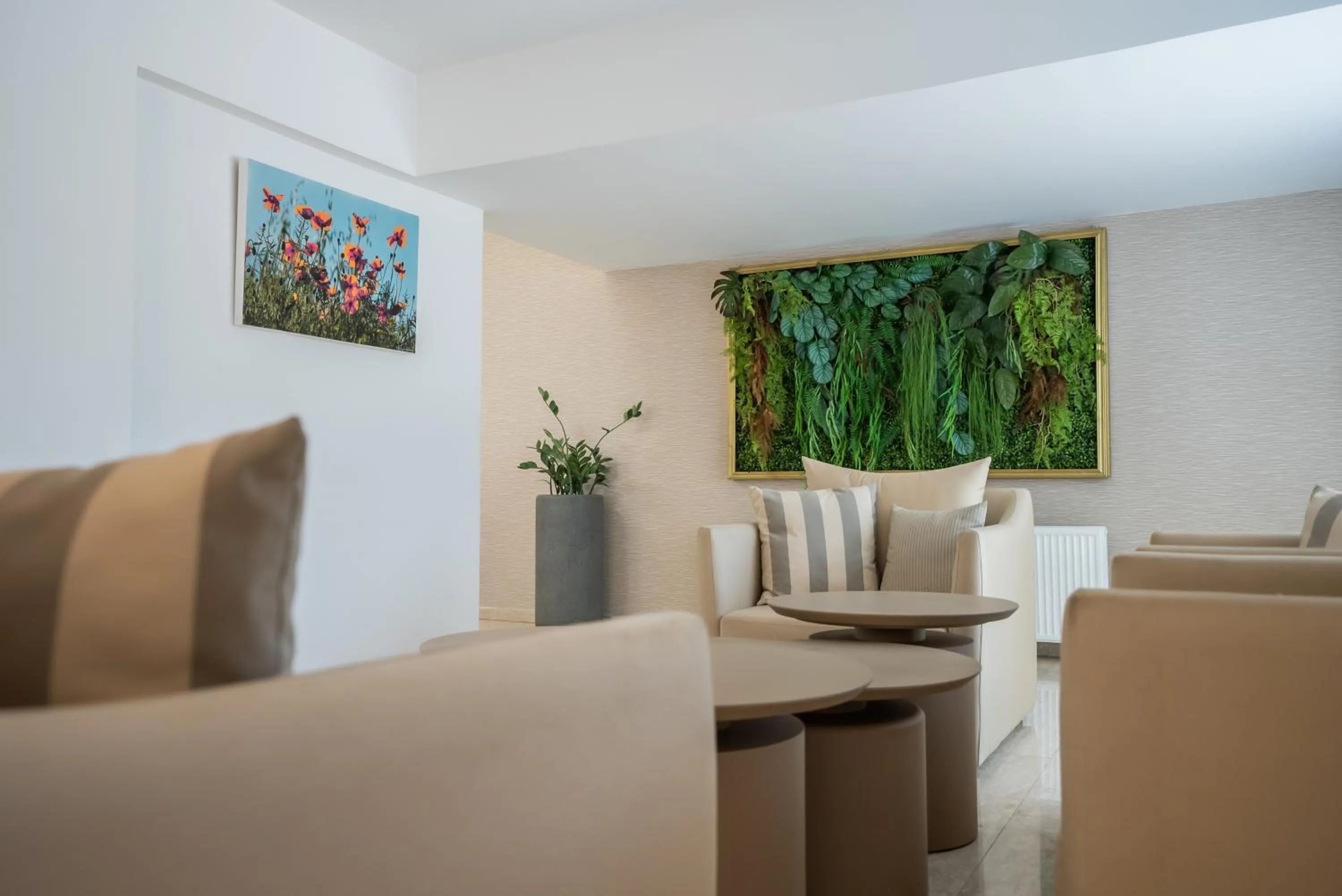 Seating area in Liquid Hotel Apartments