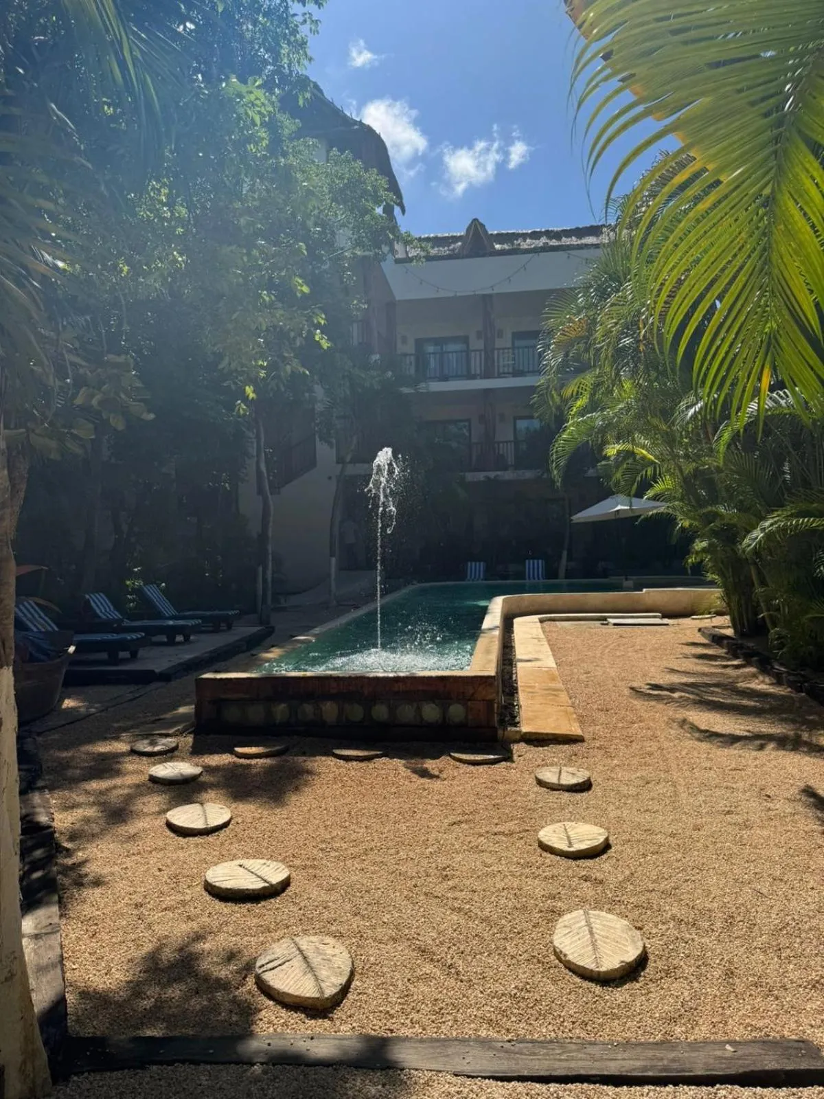 Swimming pool in Casa Tulum Hotel