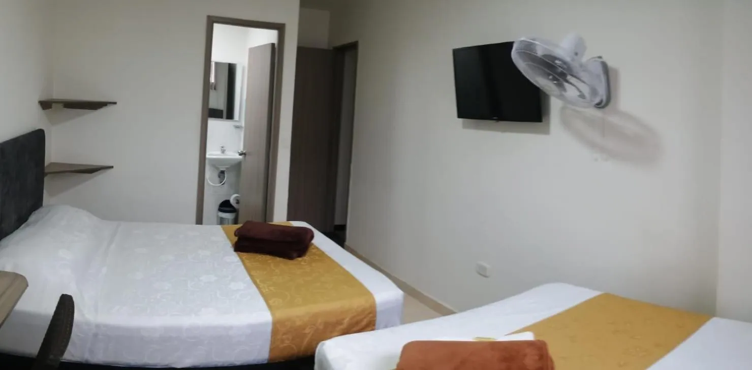 Bed in Hotel Cafe Estrella