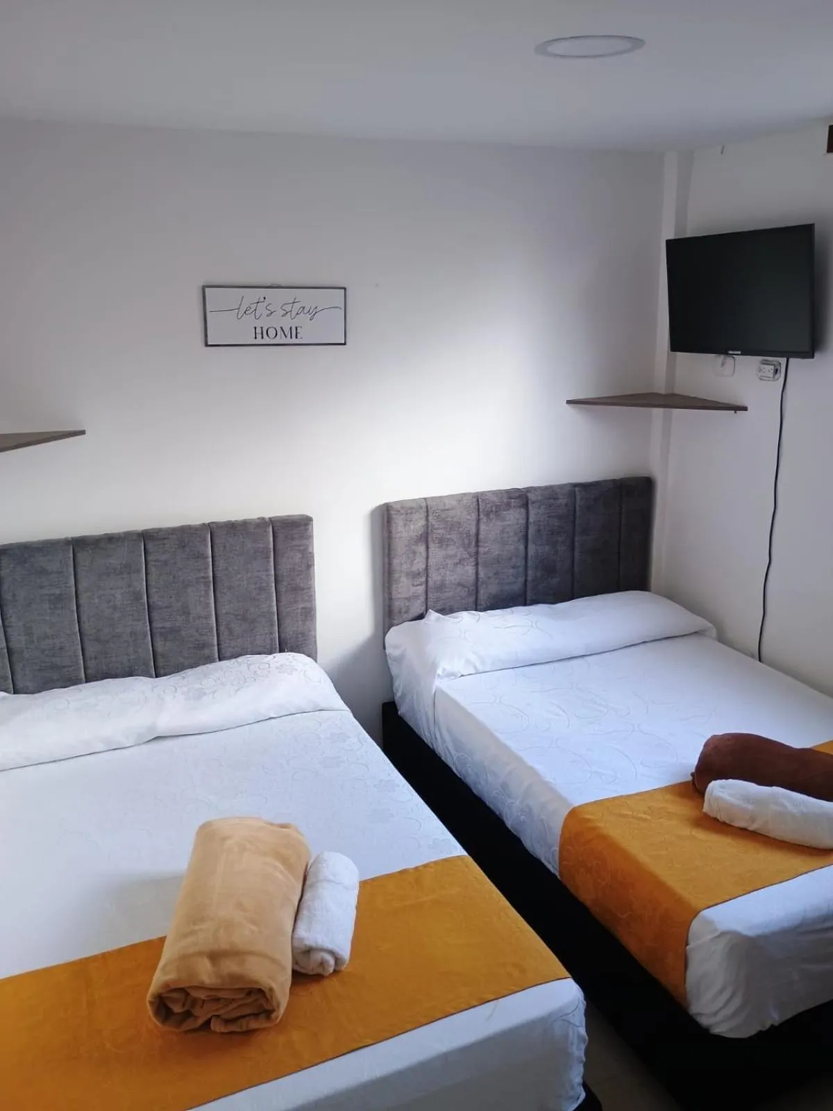 Bed in Hotel Cafe Estrella