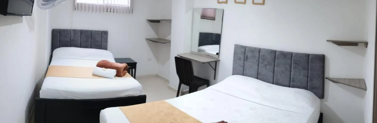 Bed in Hotel Cafe Estrella