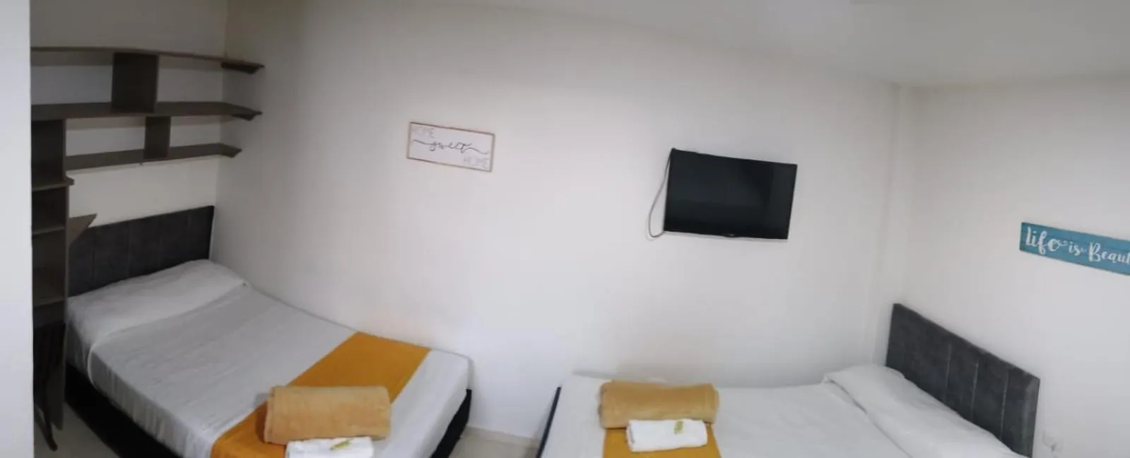 Bed in Hotel Cafe Estrella