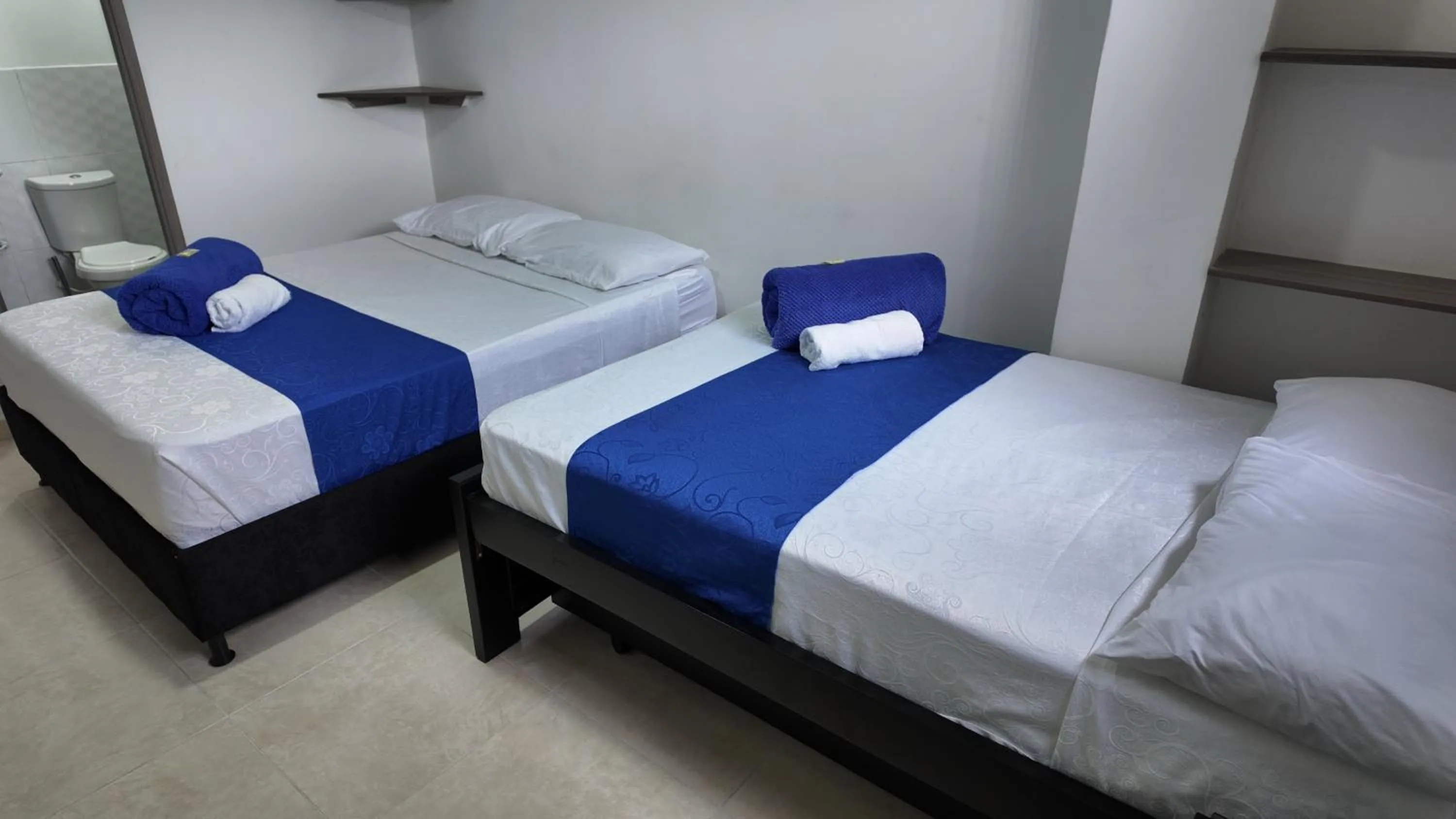 Bed in Hotel Cafe Estrella