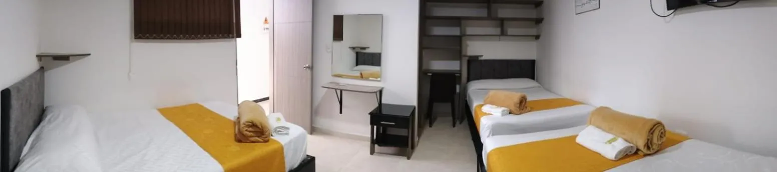 Bed in Hotel Cafe Estrella