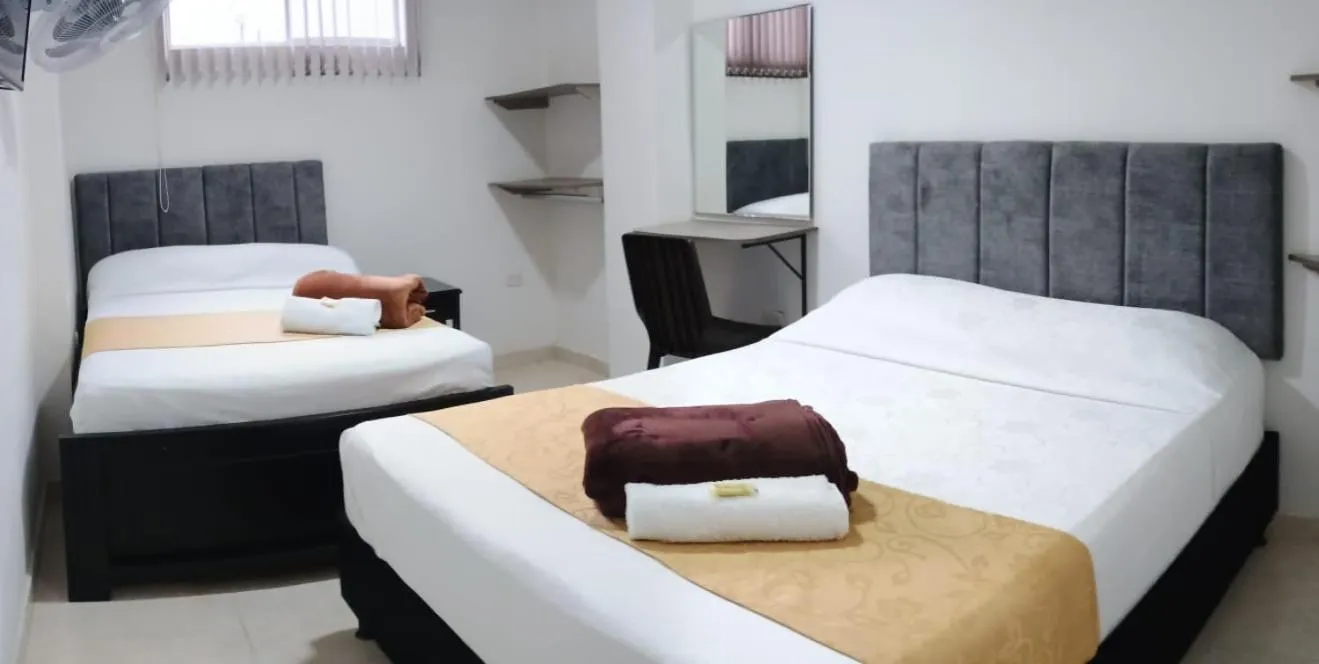 Bed in Hotel Cafe Estrella