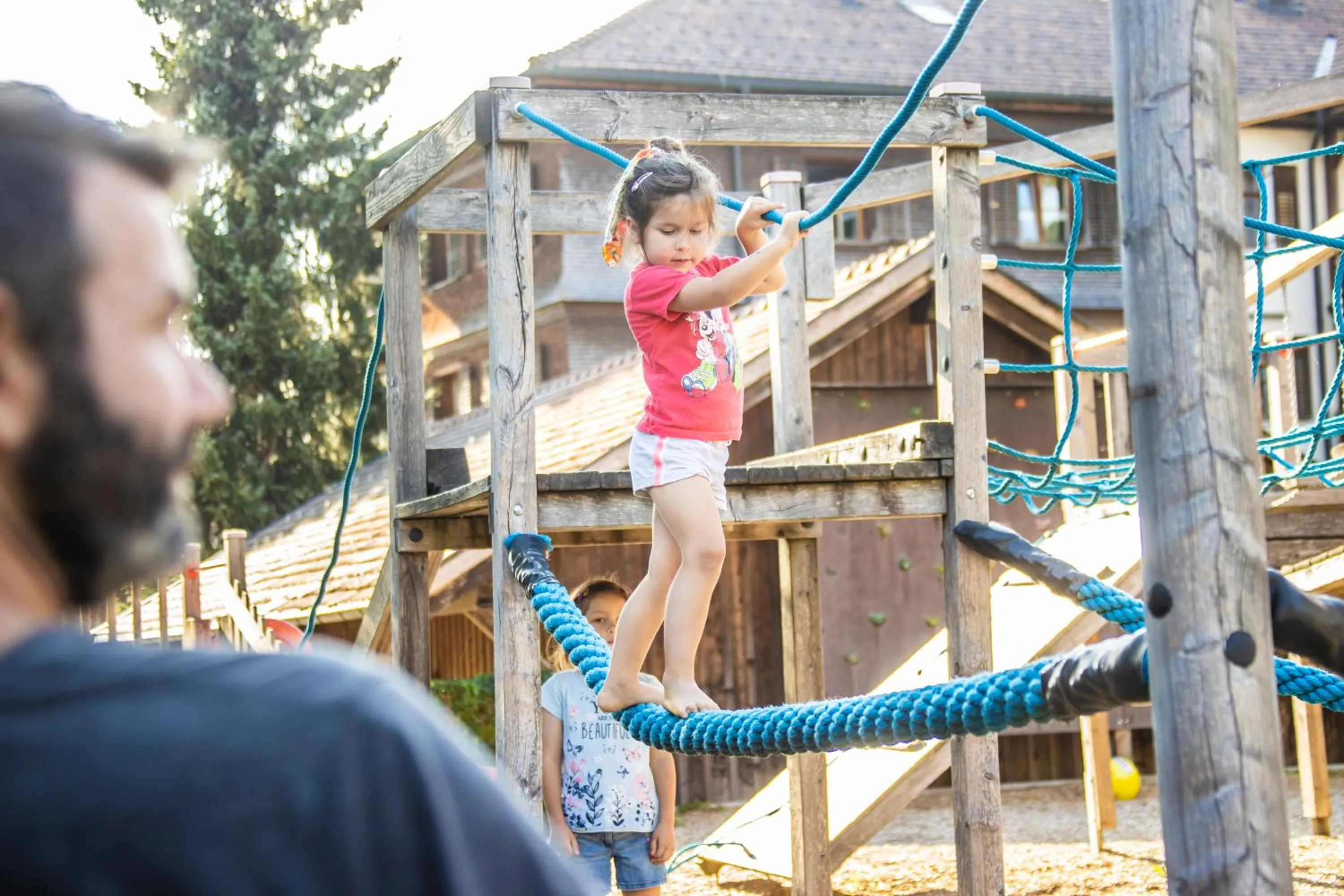Children play ground in Familienhotel Adler