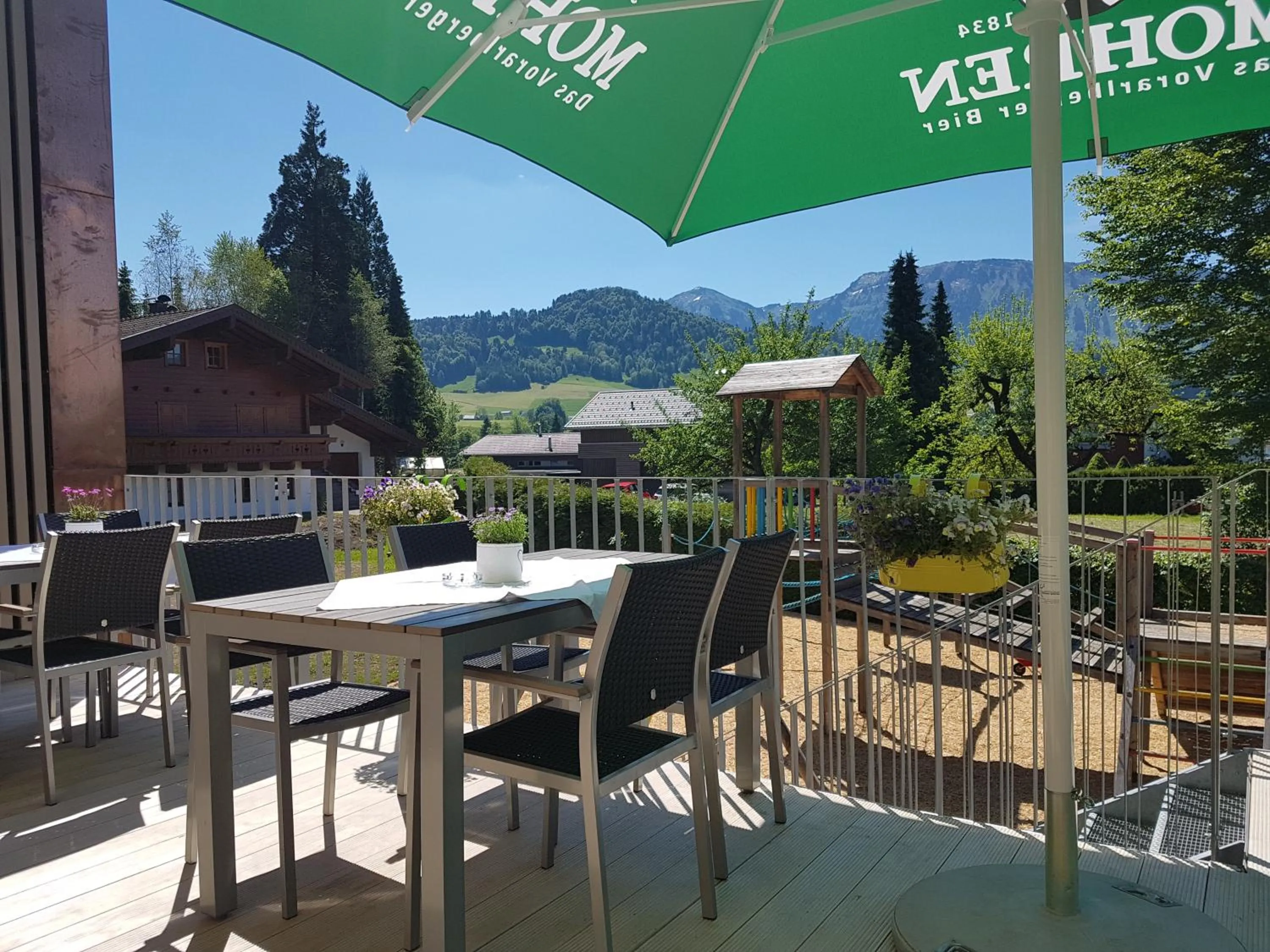 Dining area in Familienhotel Adler