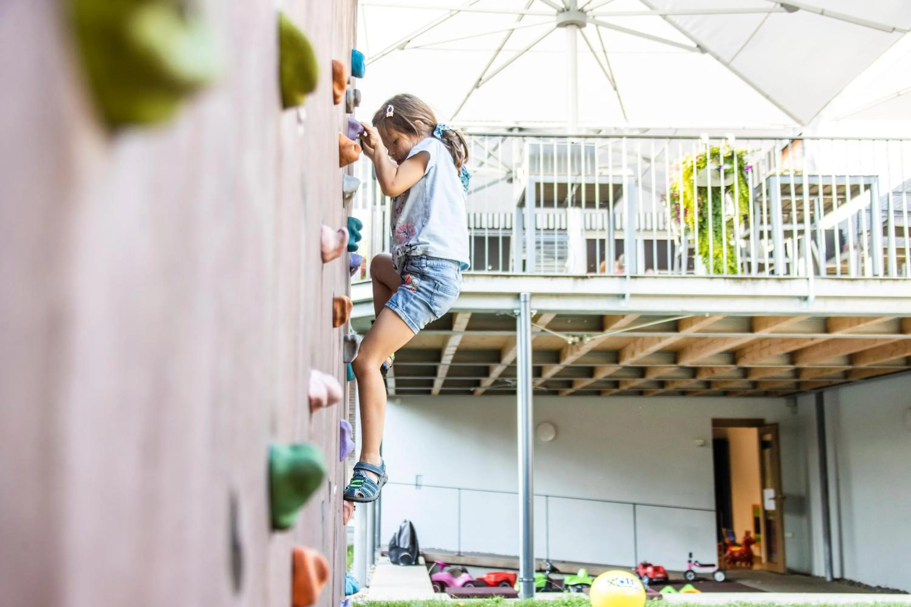 Children play ground in Familienhotel Adler