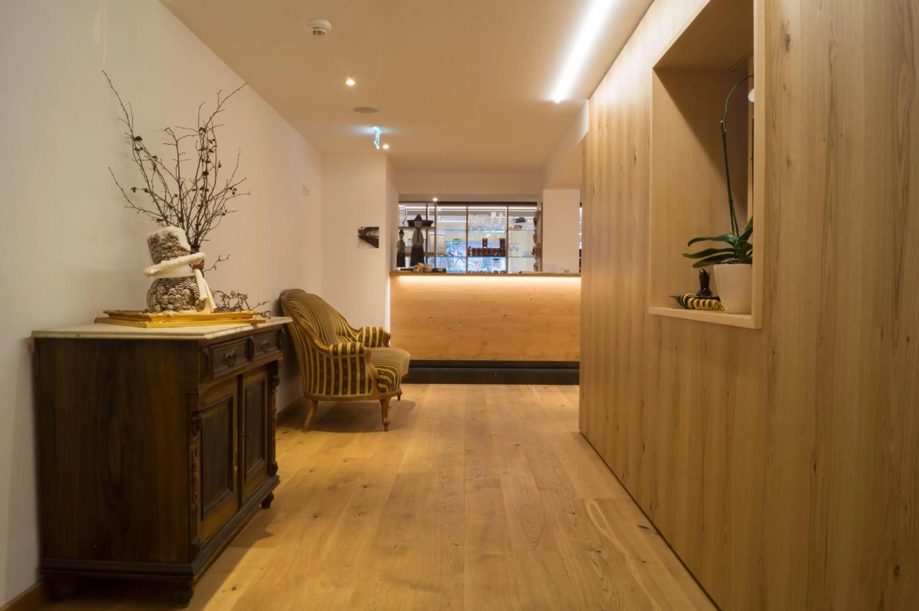 Lobby or reception in Familienhotel Adler