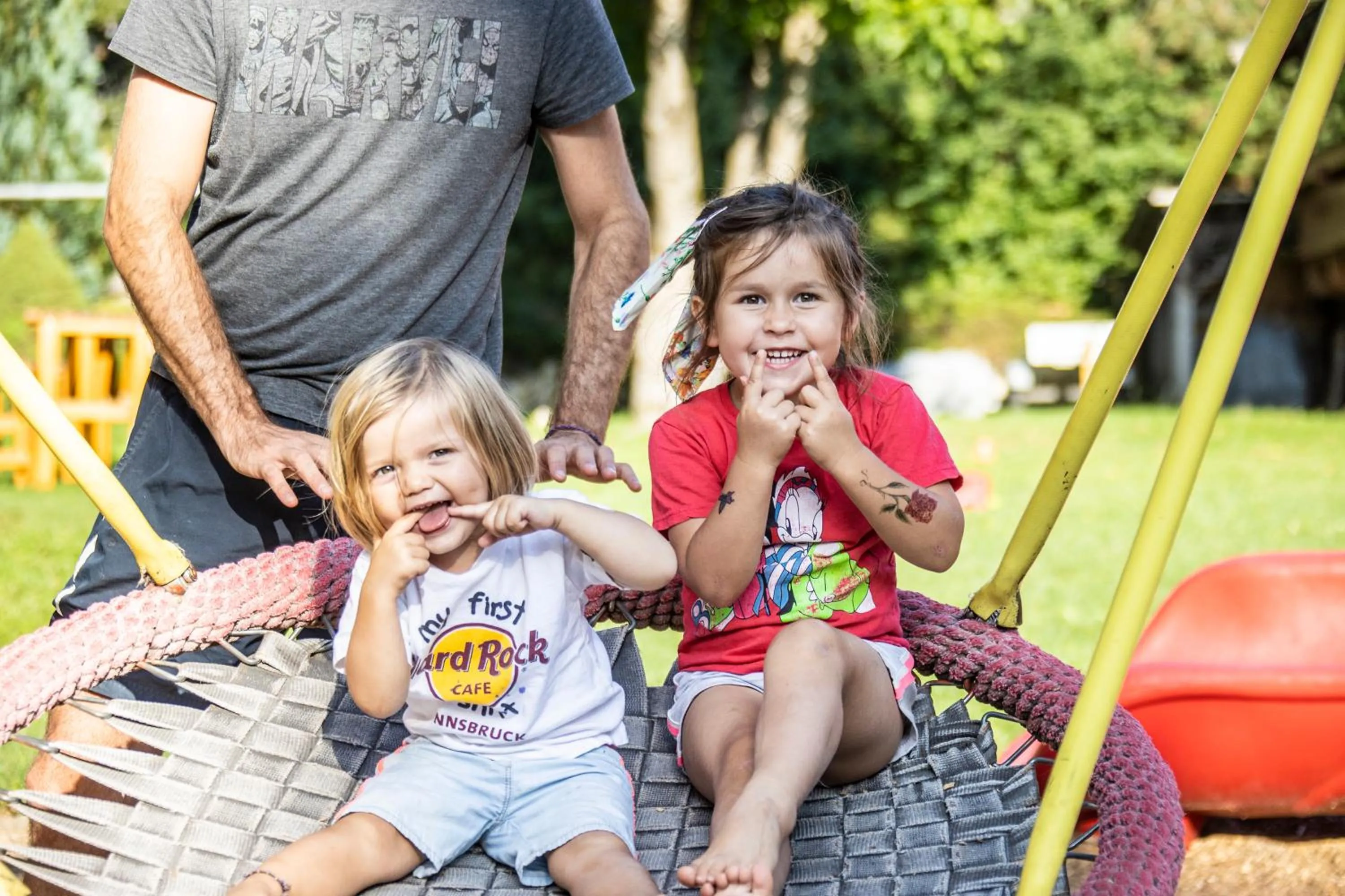 Children play ground in Familienhotel Adler