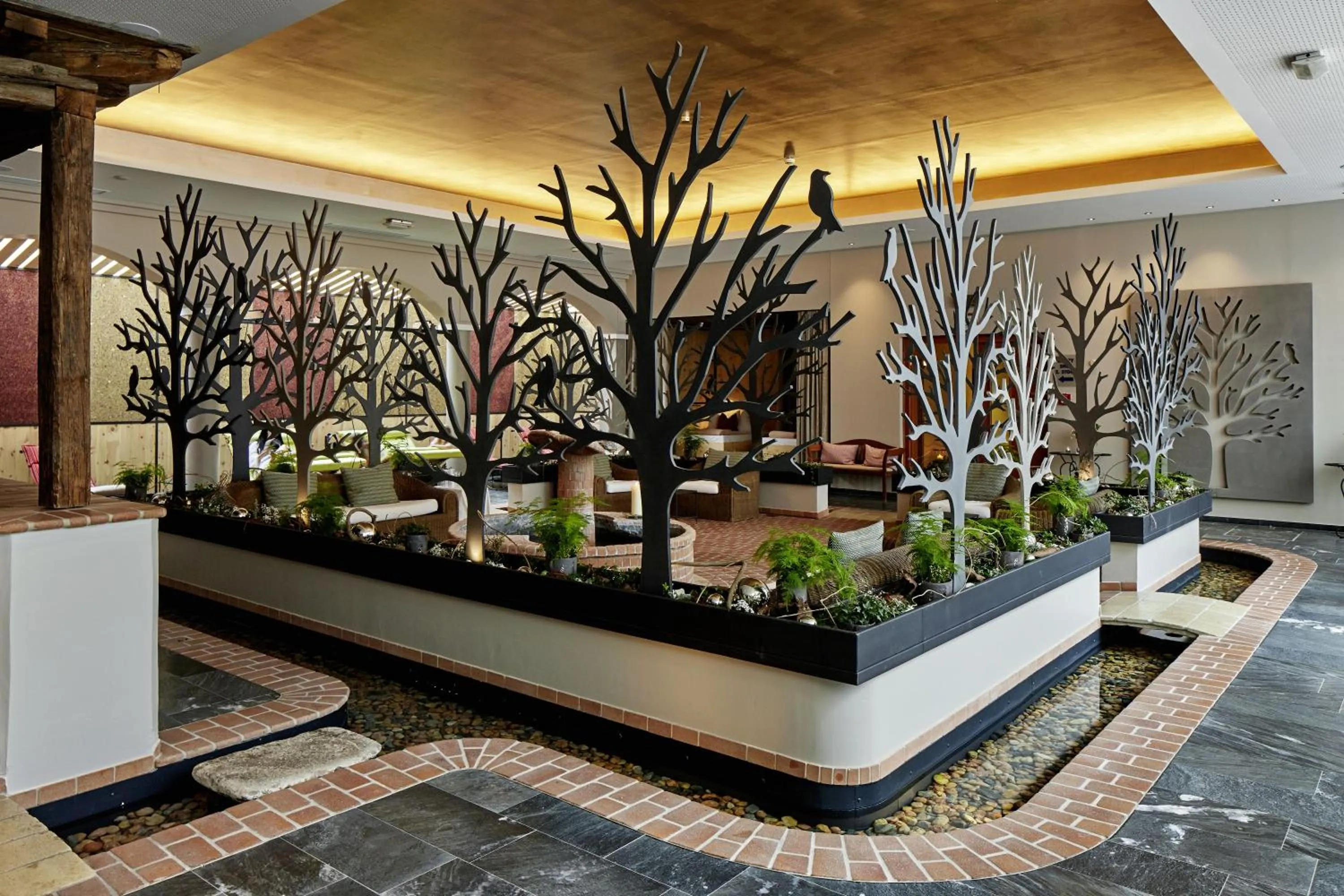 Decorative detail in DAS RONACHER Thermal Spa Hotel