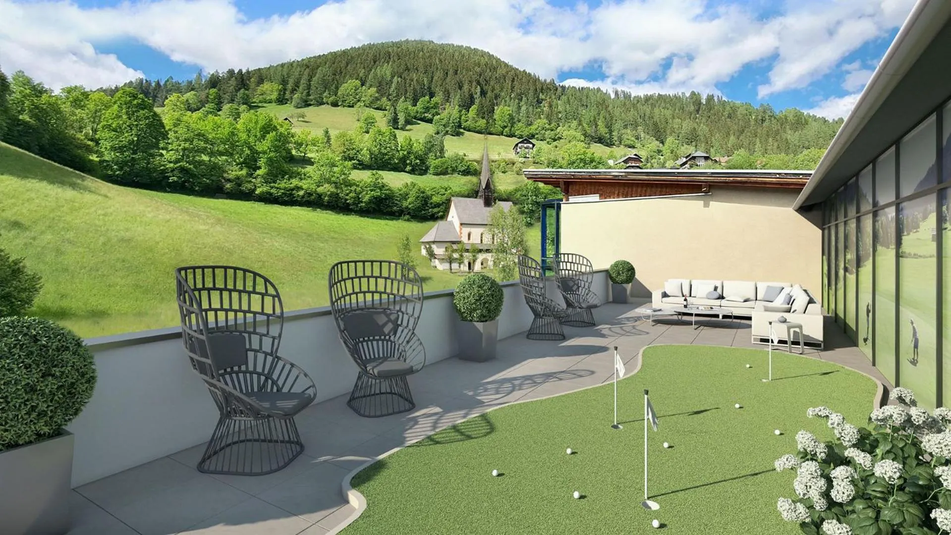 Property building in DAS RONACHER Thermal Spa Hotel