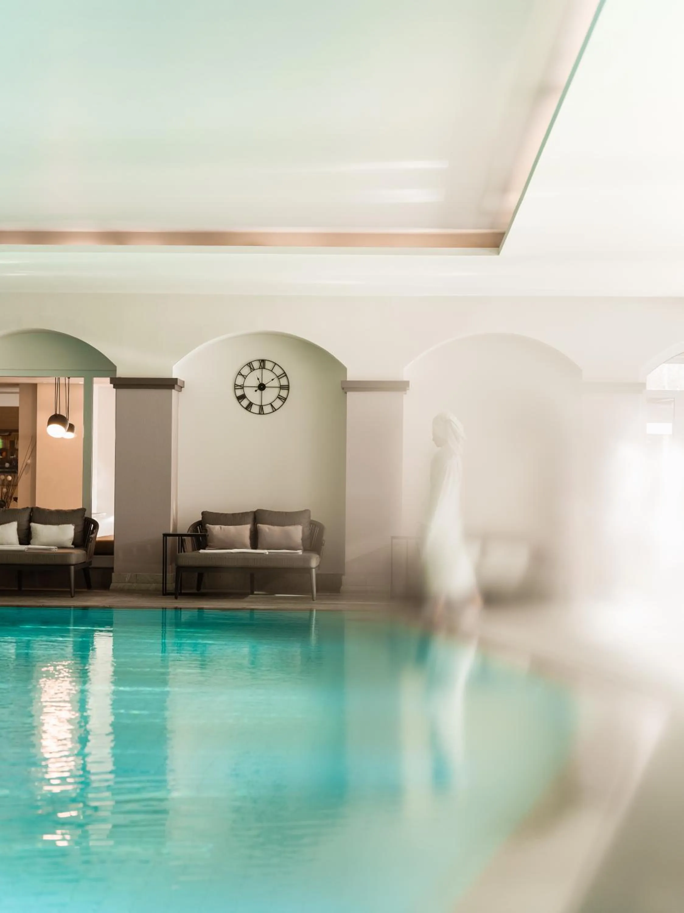 Pool view in DAS RONACHER Thermal Spa Hotel