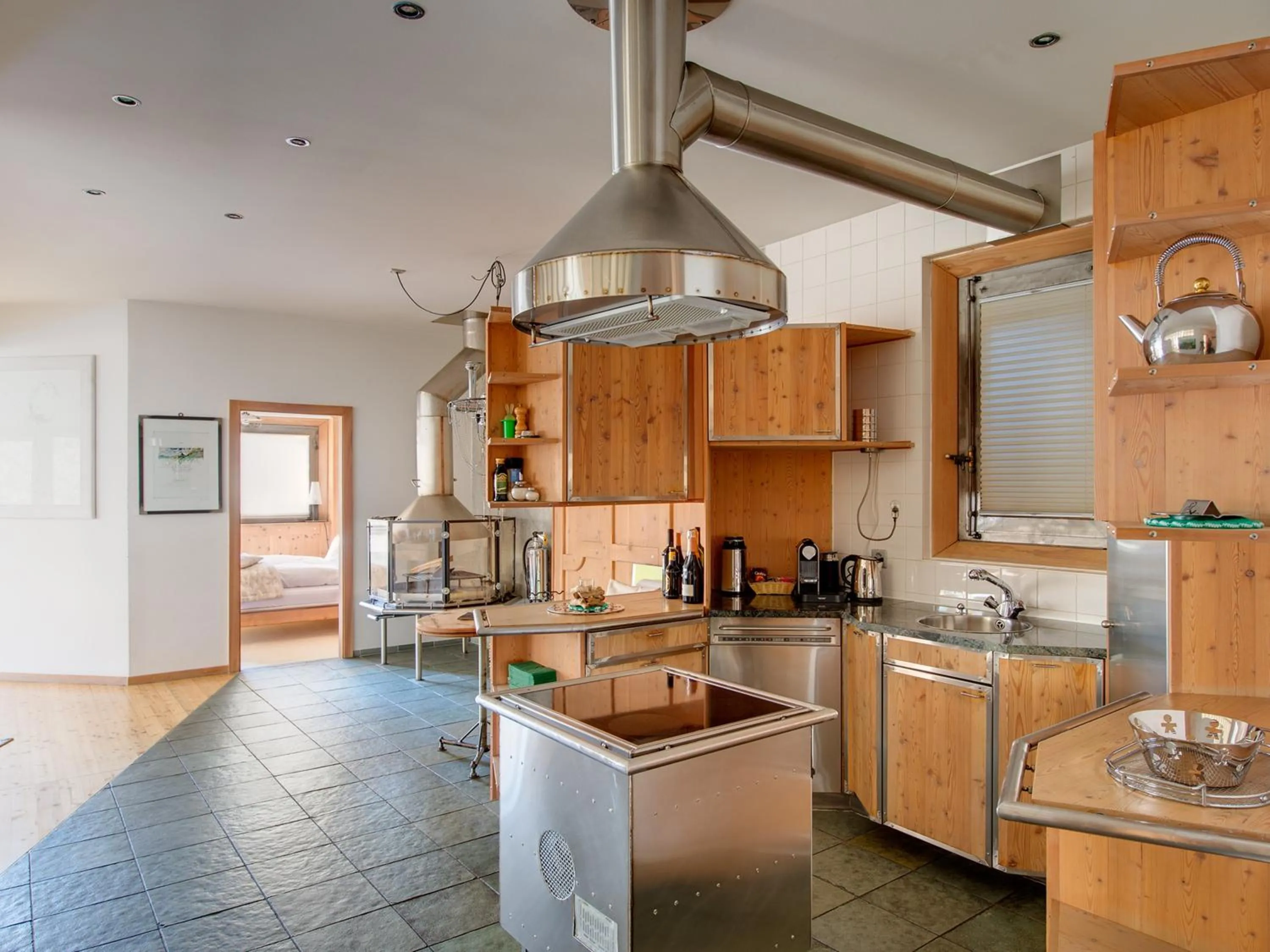 Kitchen or kitchenette in Backstage Hotel Serviced Apartments