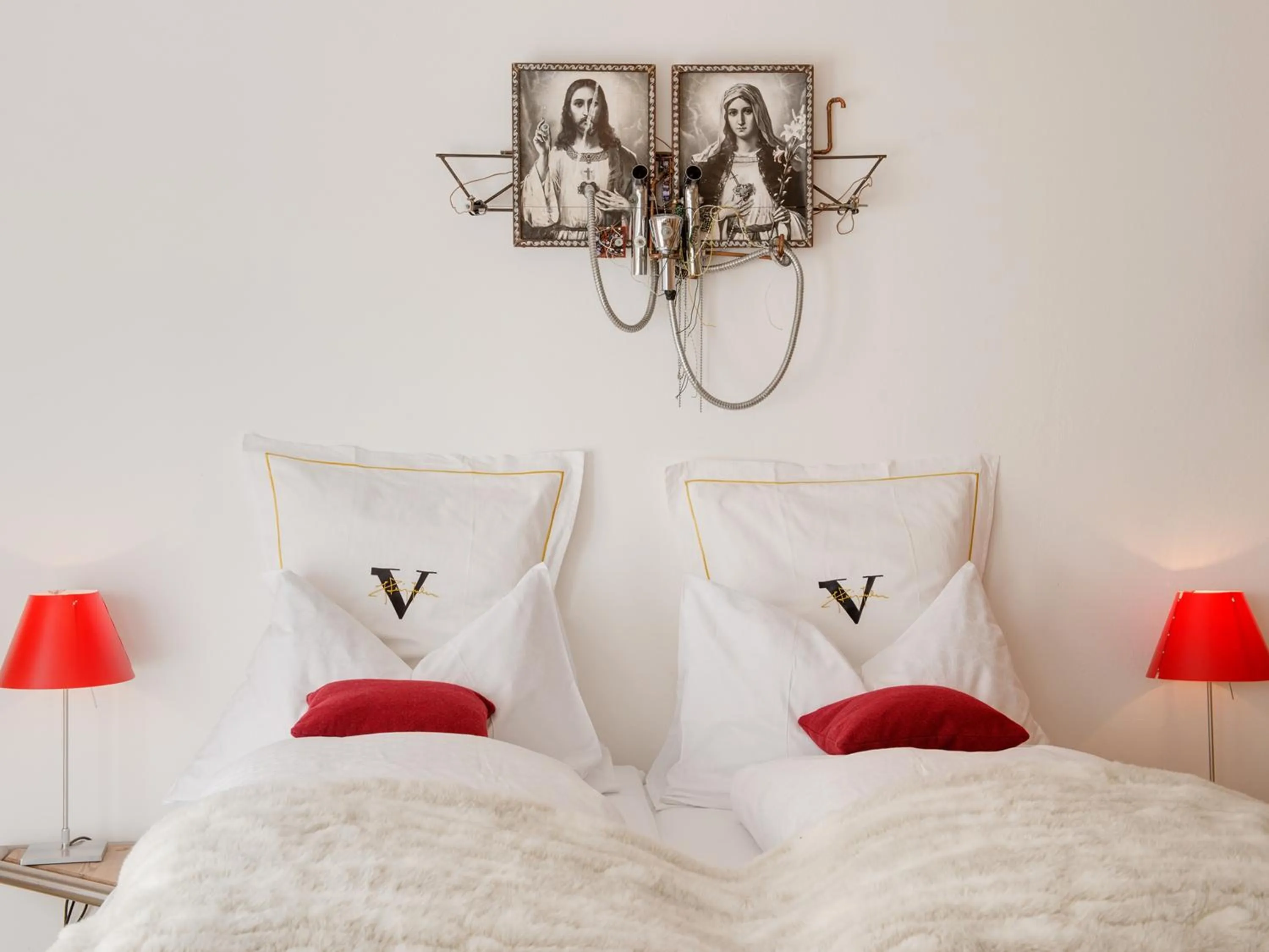 Bed in Backstage Hotel Serviced Apartments