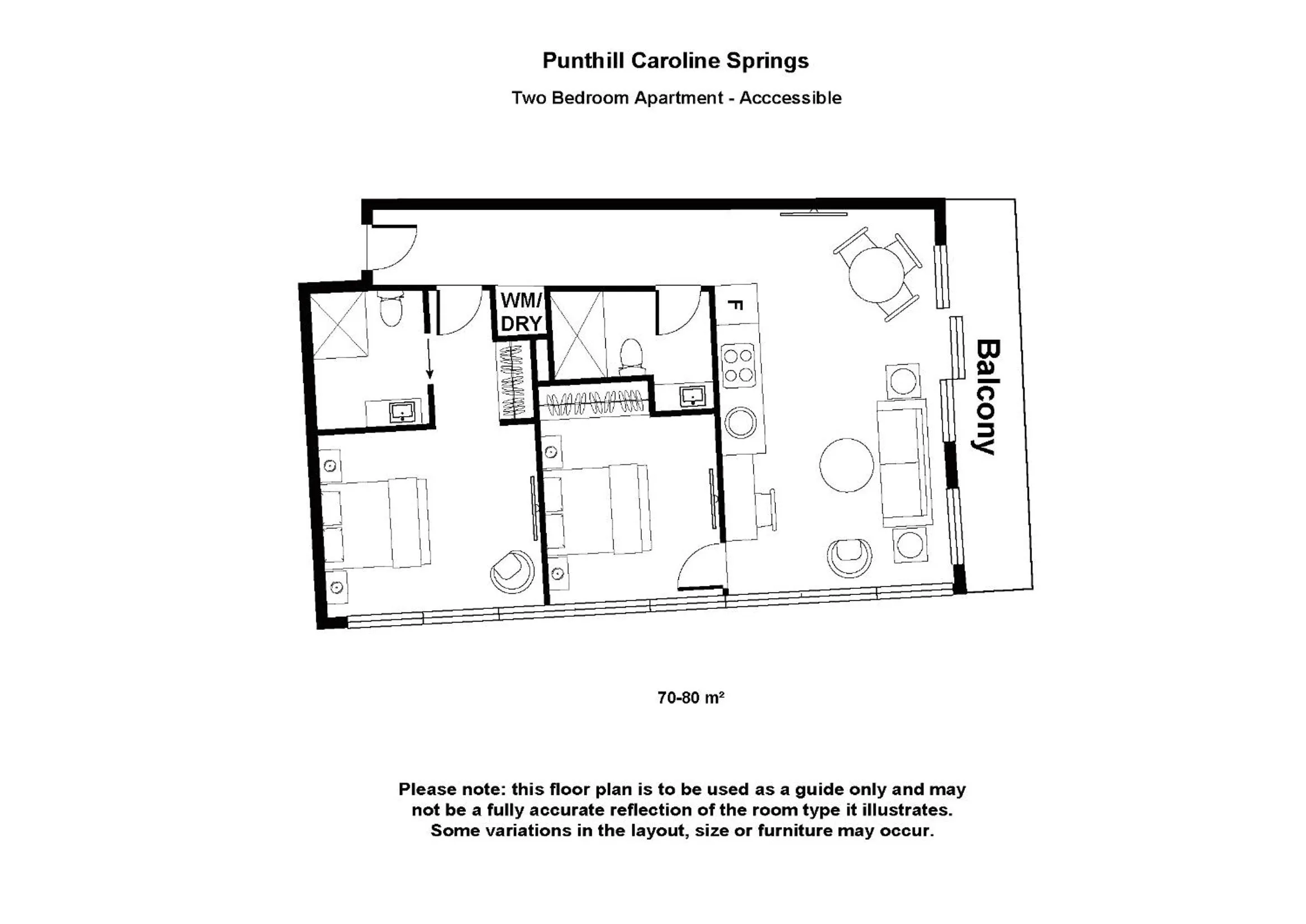 Floor plan in Punthill Caroline Springs