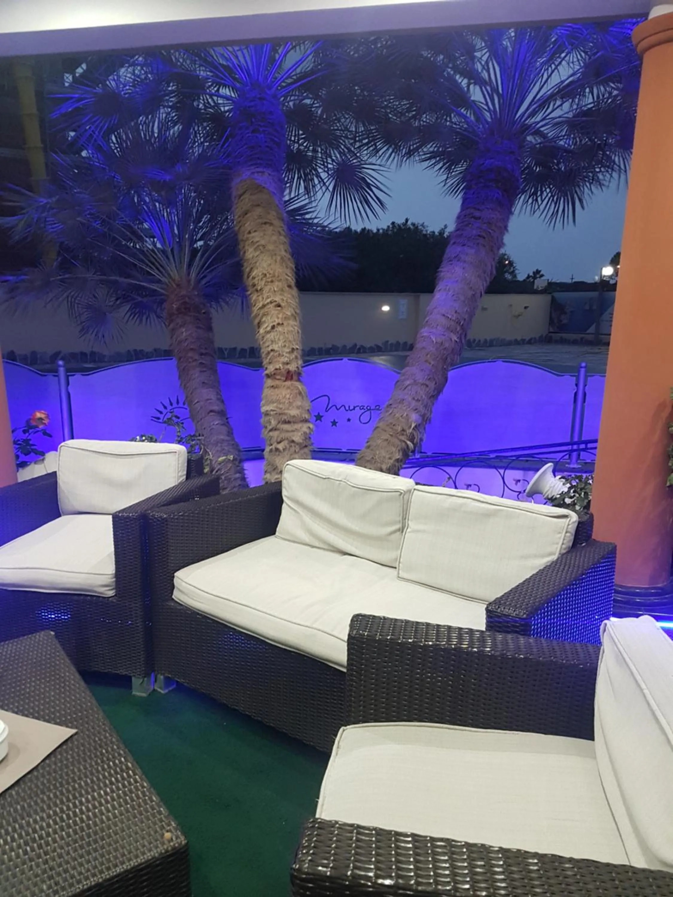 Patio in Hotel Mirage