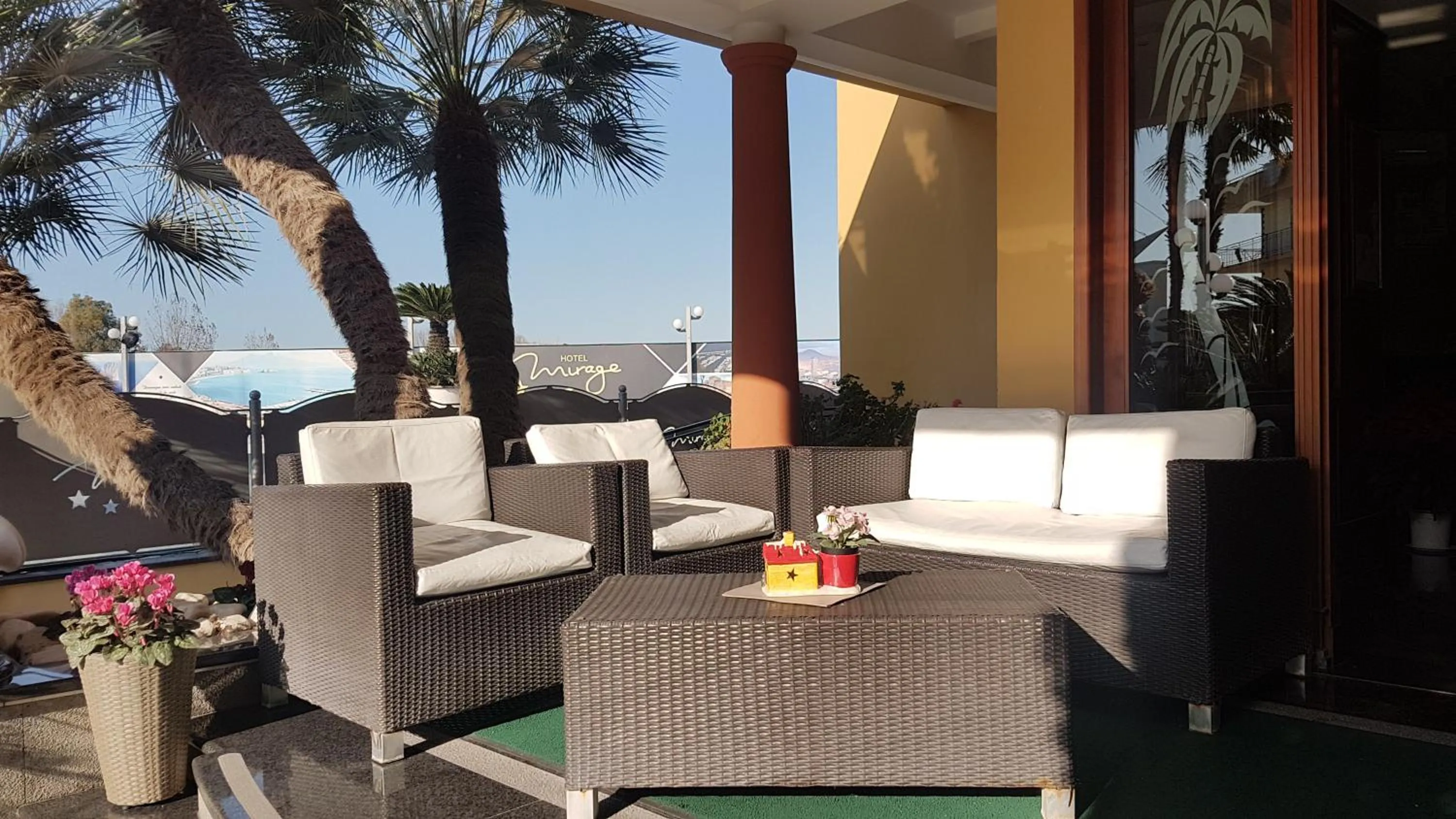 Patio in Hotel Mirage