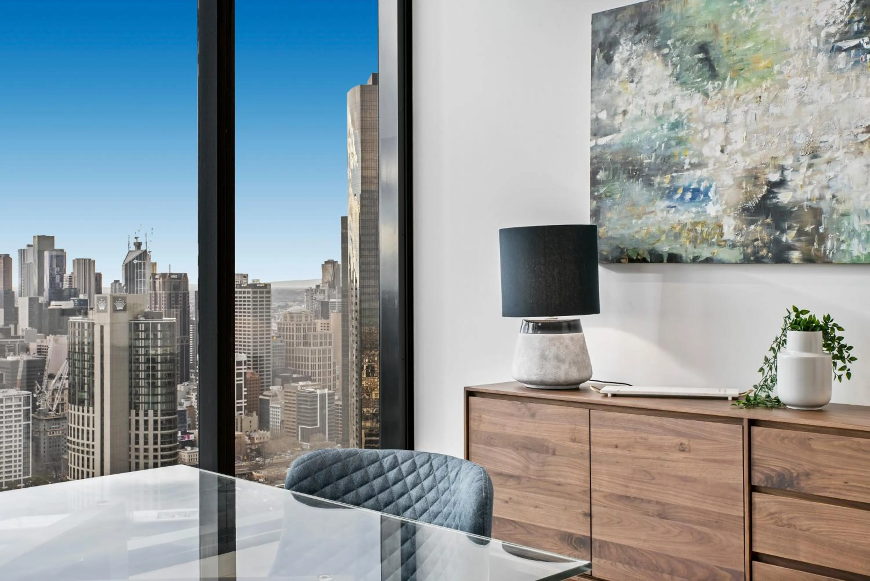 City view in Melbourne City Apartments Panoramic Skyview Penthouse
