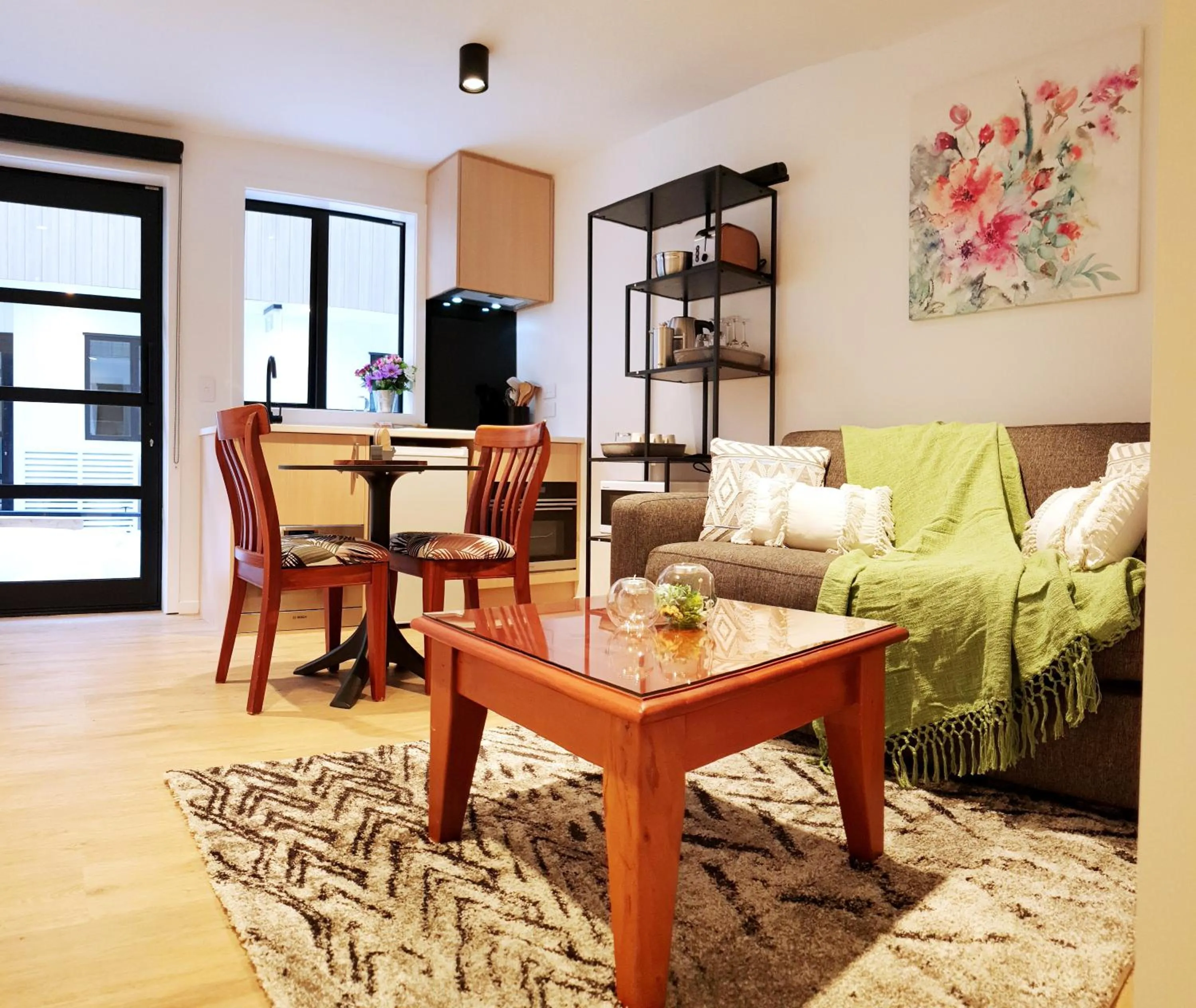 Living room in The Alex Apartments