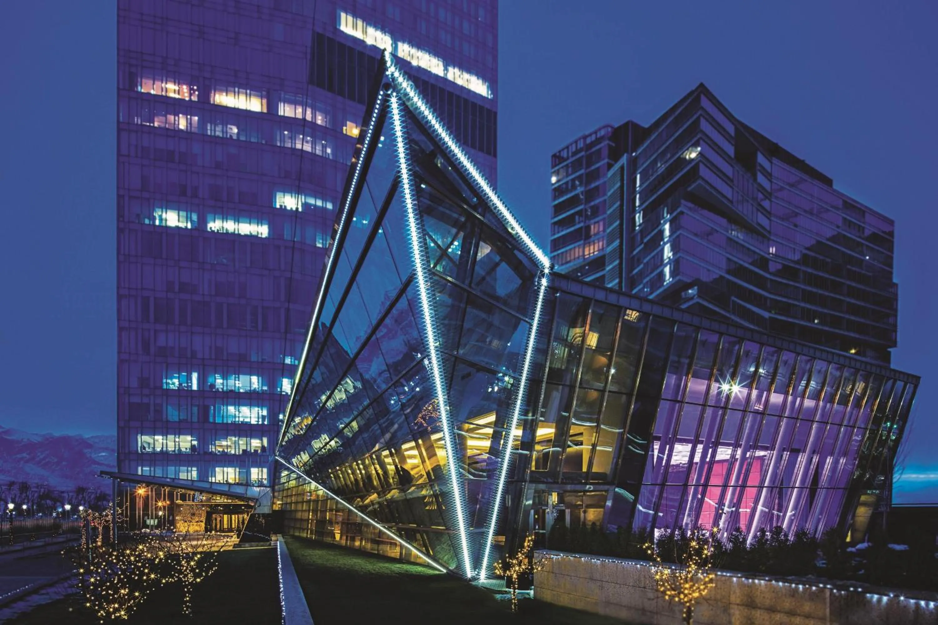 Property building in The Ritz-Carlton, Almaty