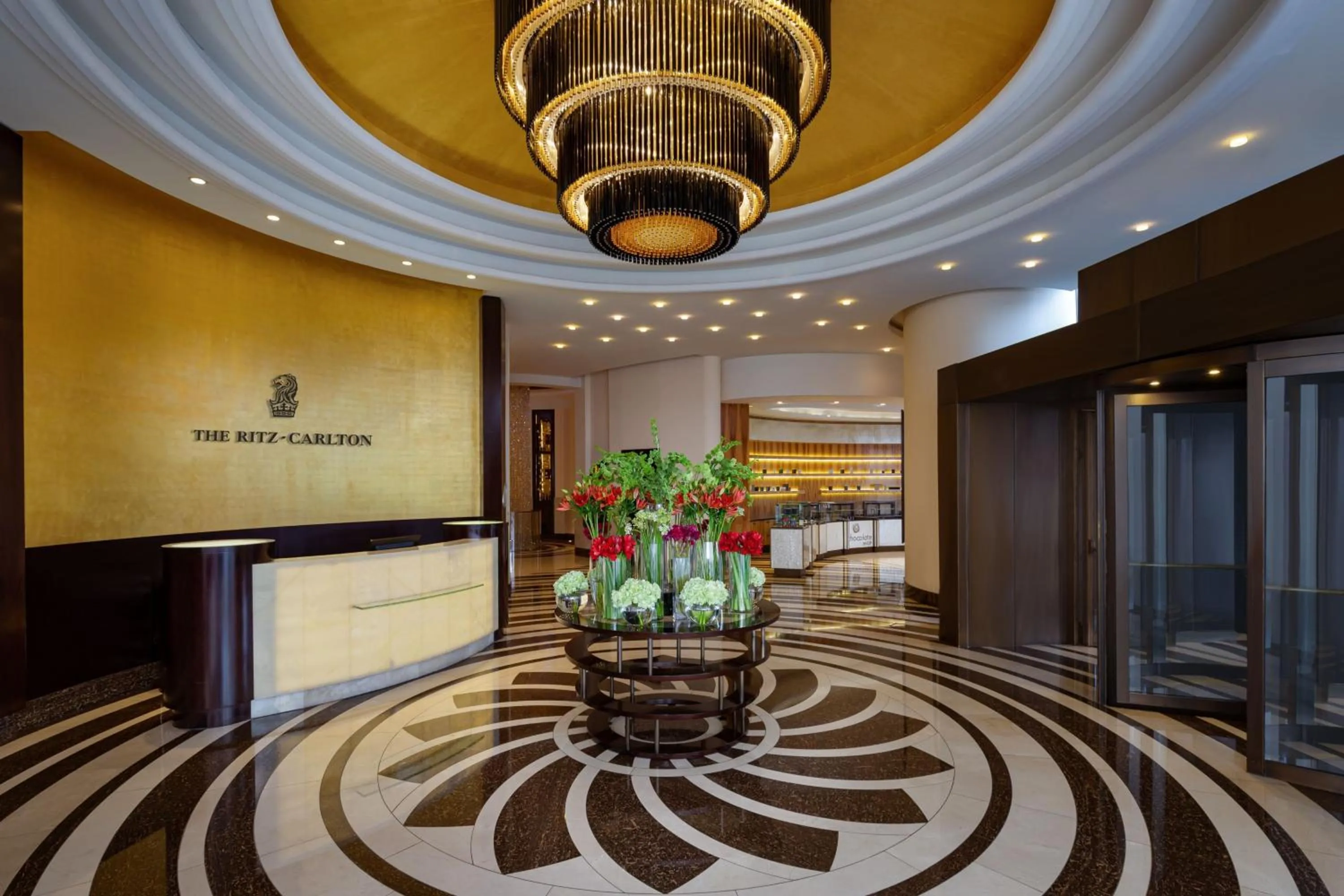 Lobby or reception in The Ritz-Carlton, Almaty