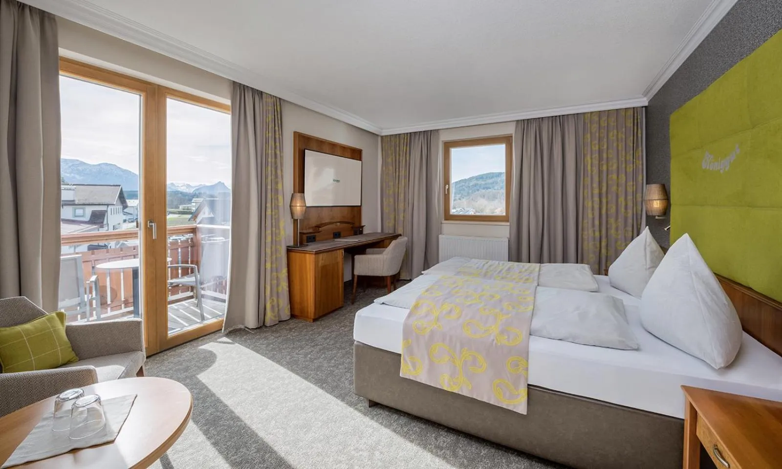 Bed in Hotel Königgut