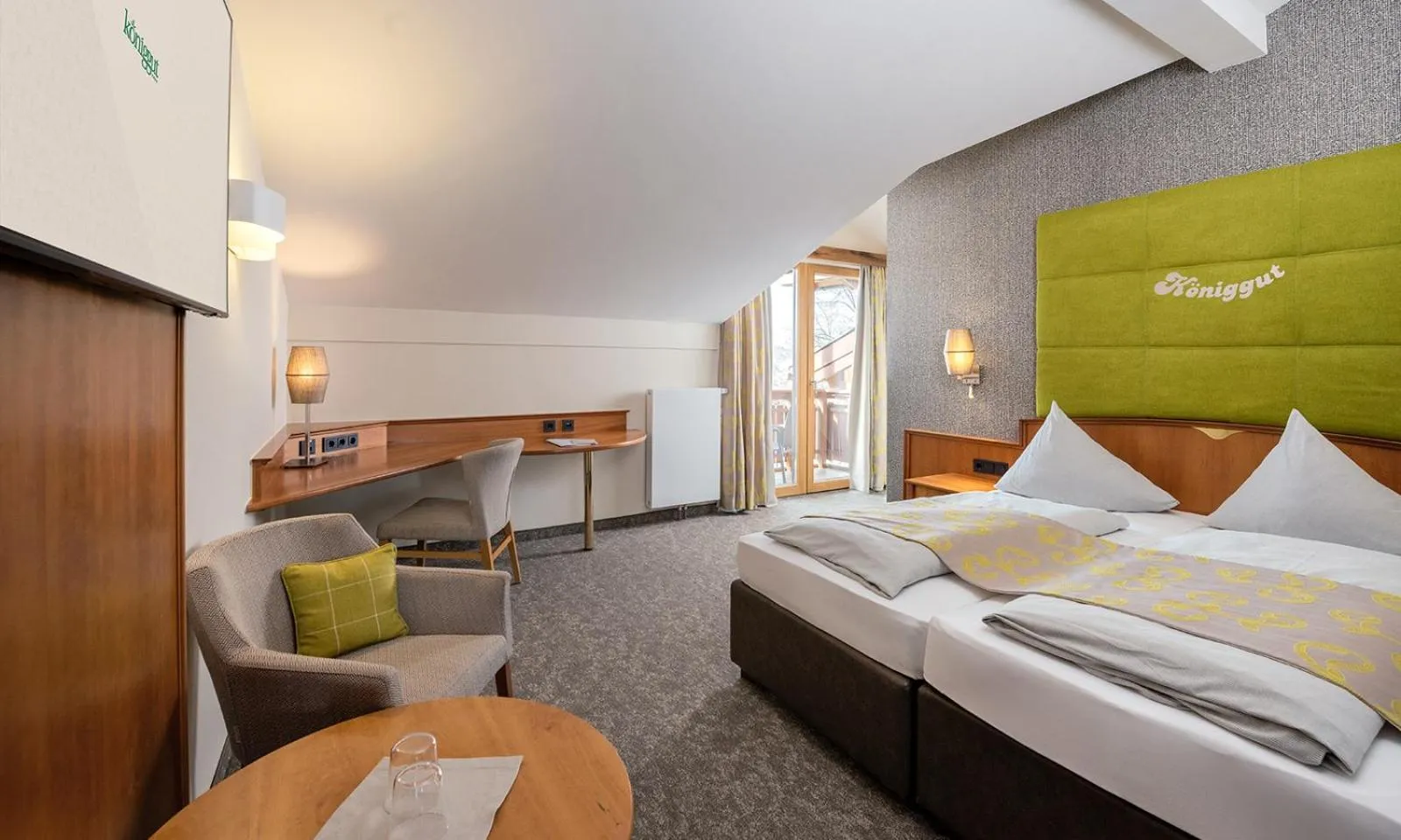 Bed in Hotel Königgut